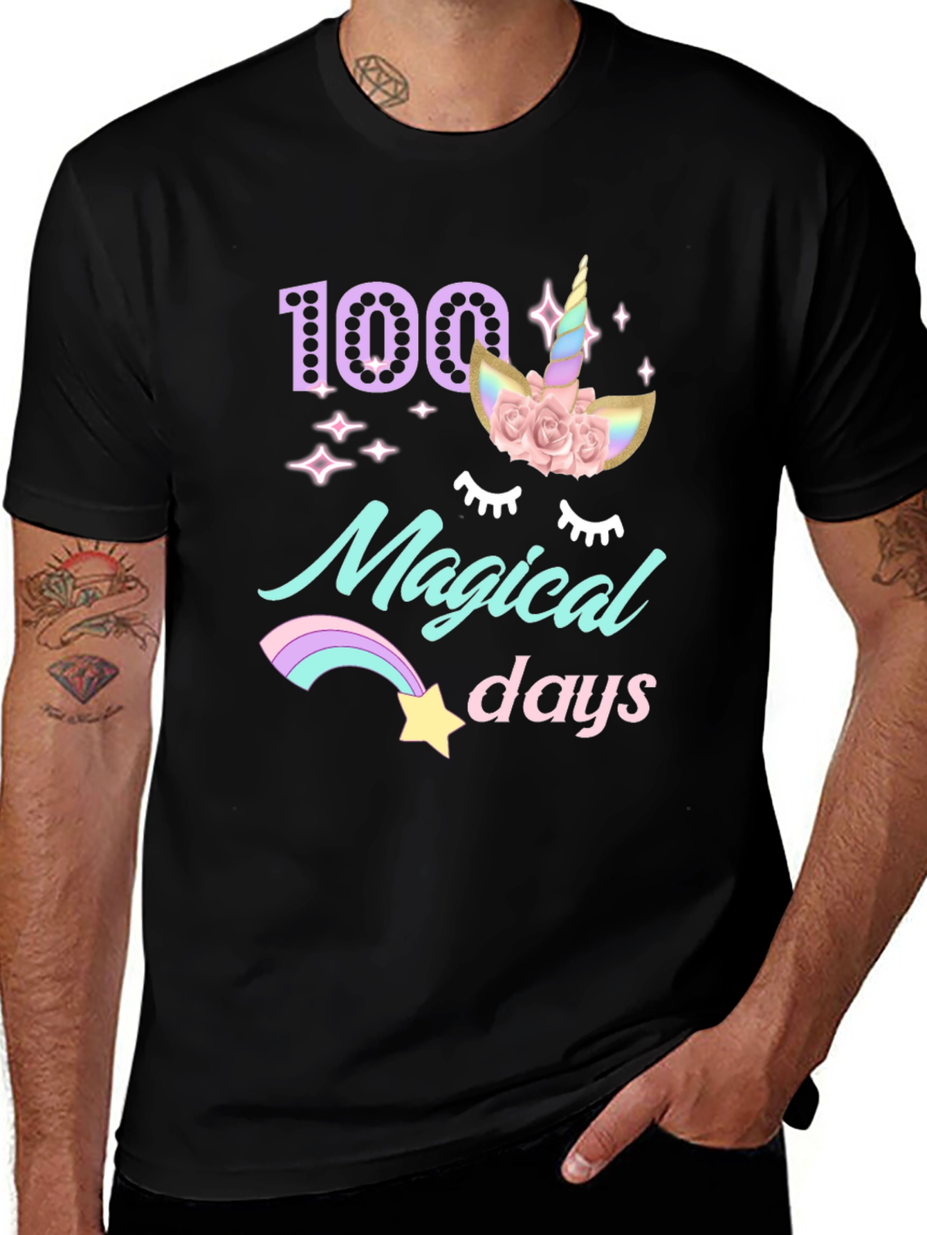 100 Magical Days T-Shirt Unicorn