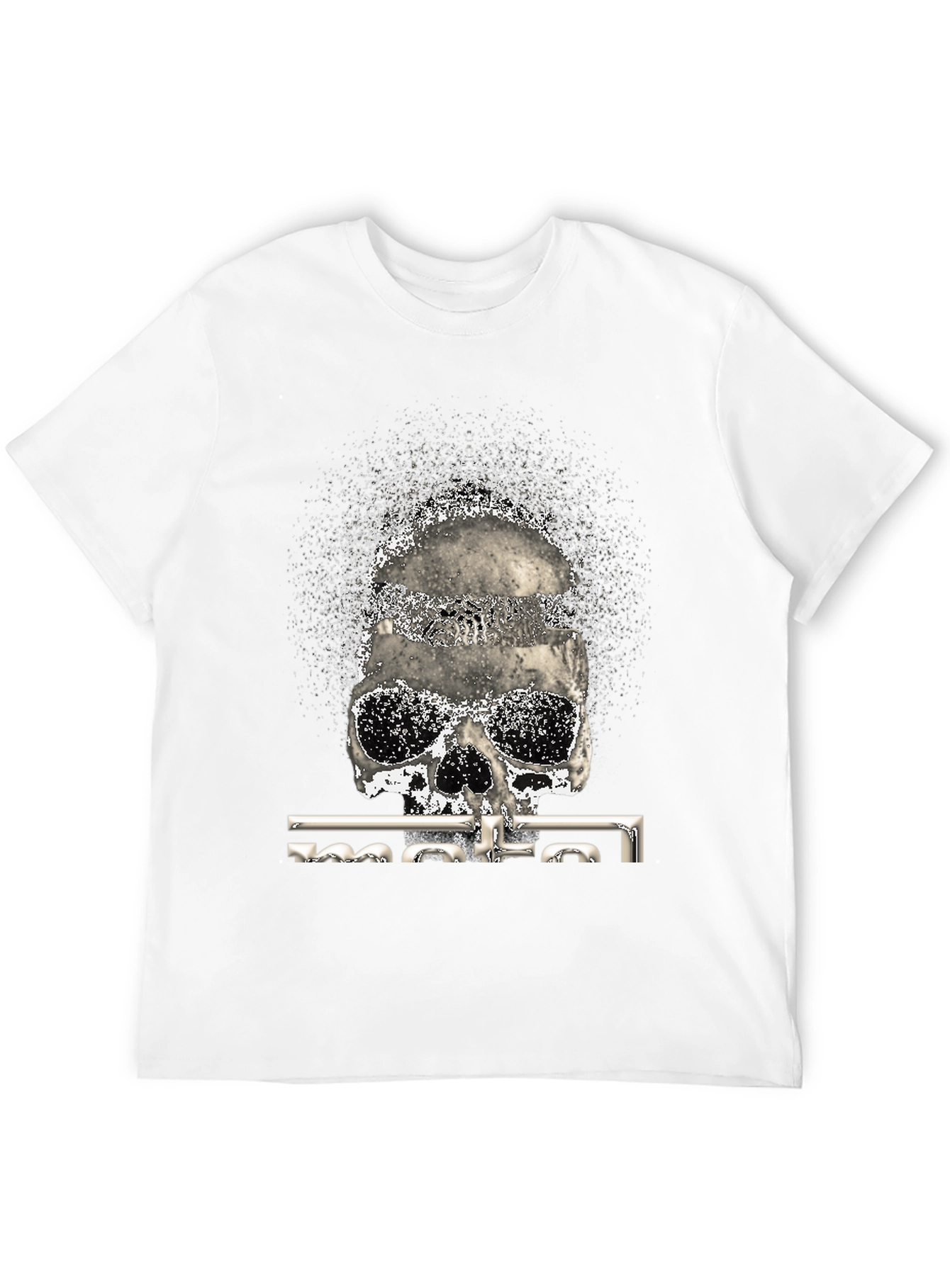 Skull Graphic Print T-Shirt
