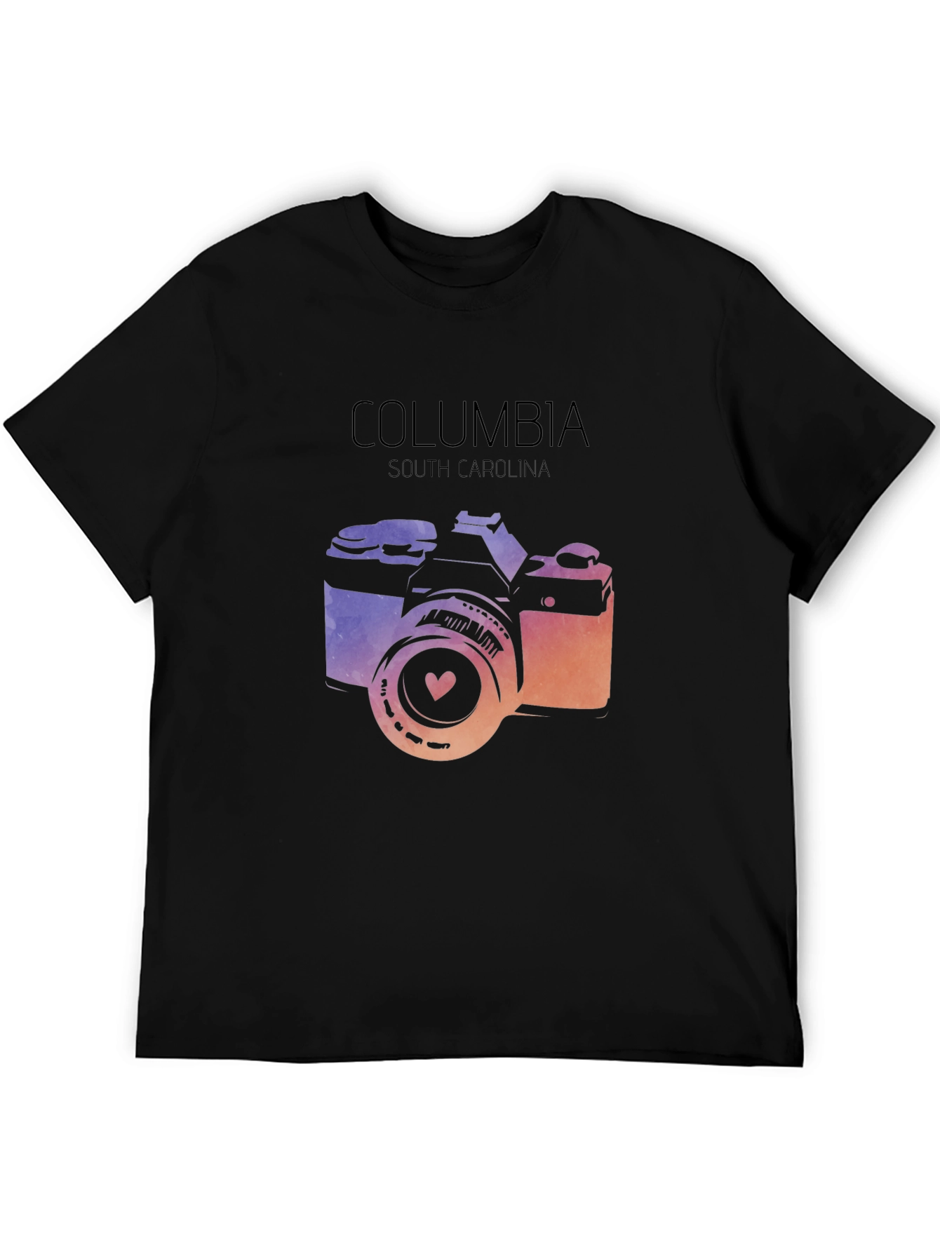 Columbia South Carolina Camera T-Shirt