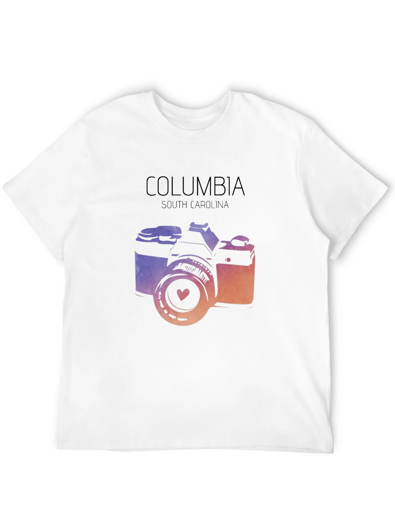 Columbia South Carolina Camera T-Shirt