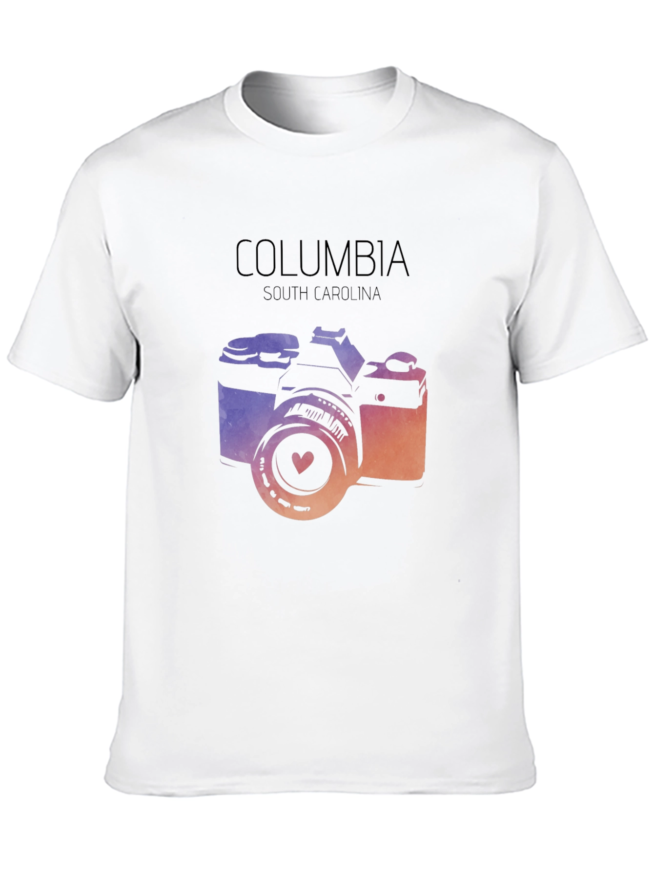 Columbia South Carolina Camera T-Shirt
