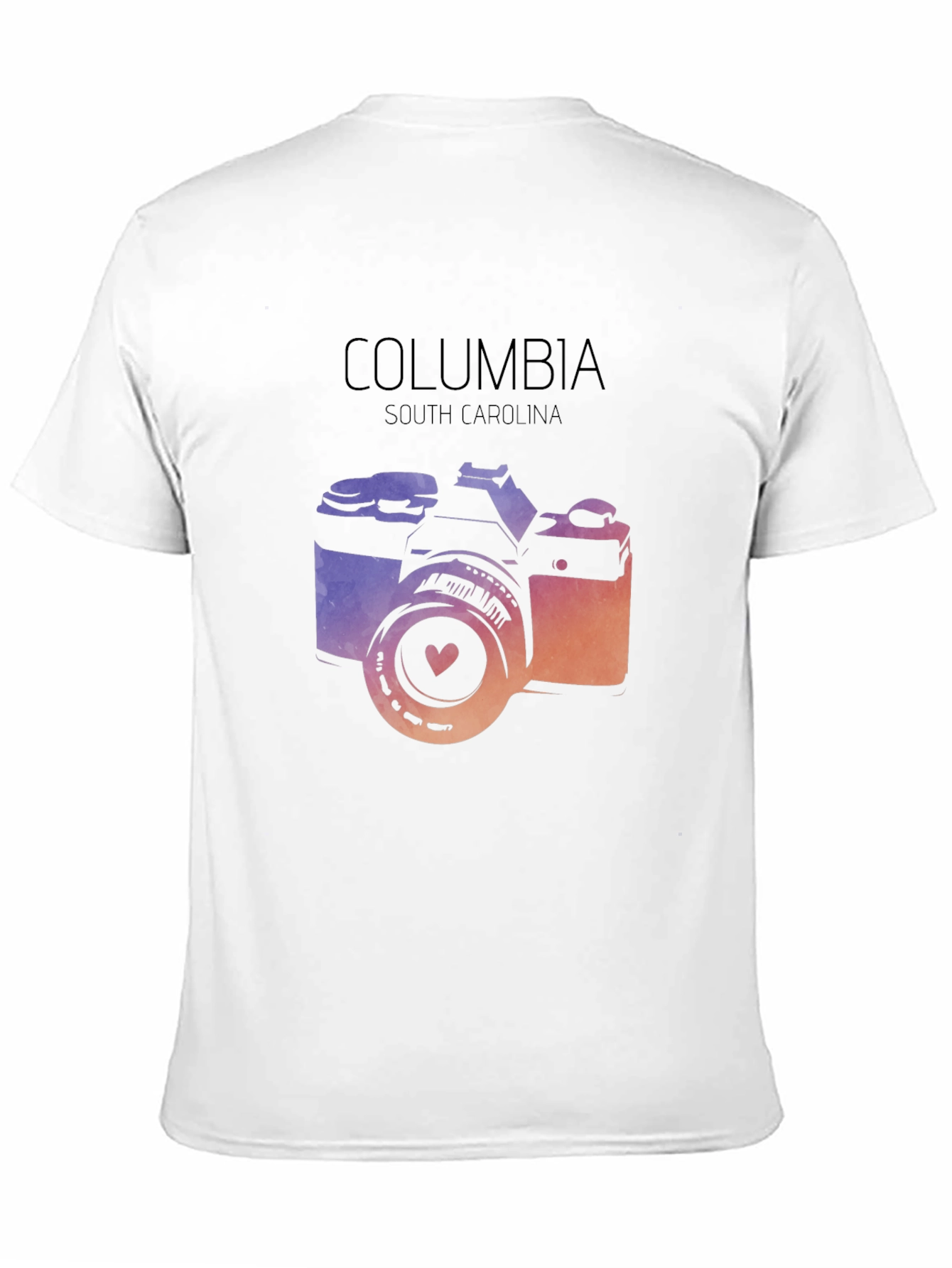 Columbia South Carolina Camera T-Shirt