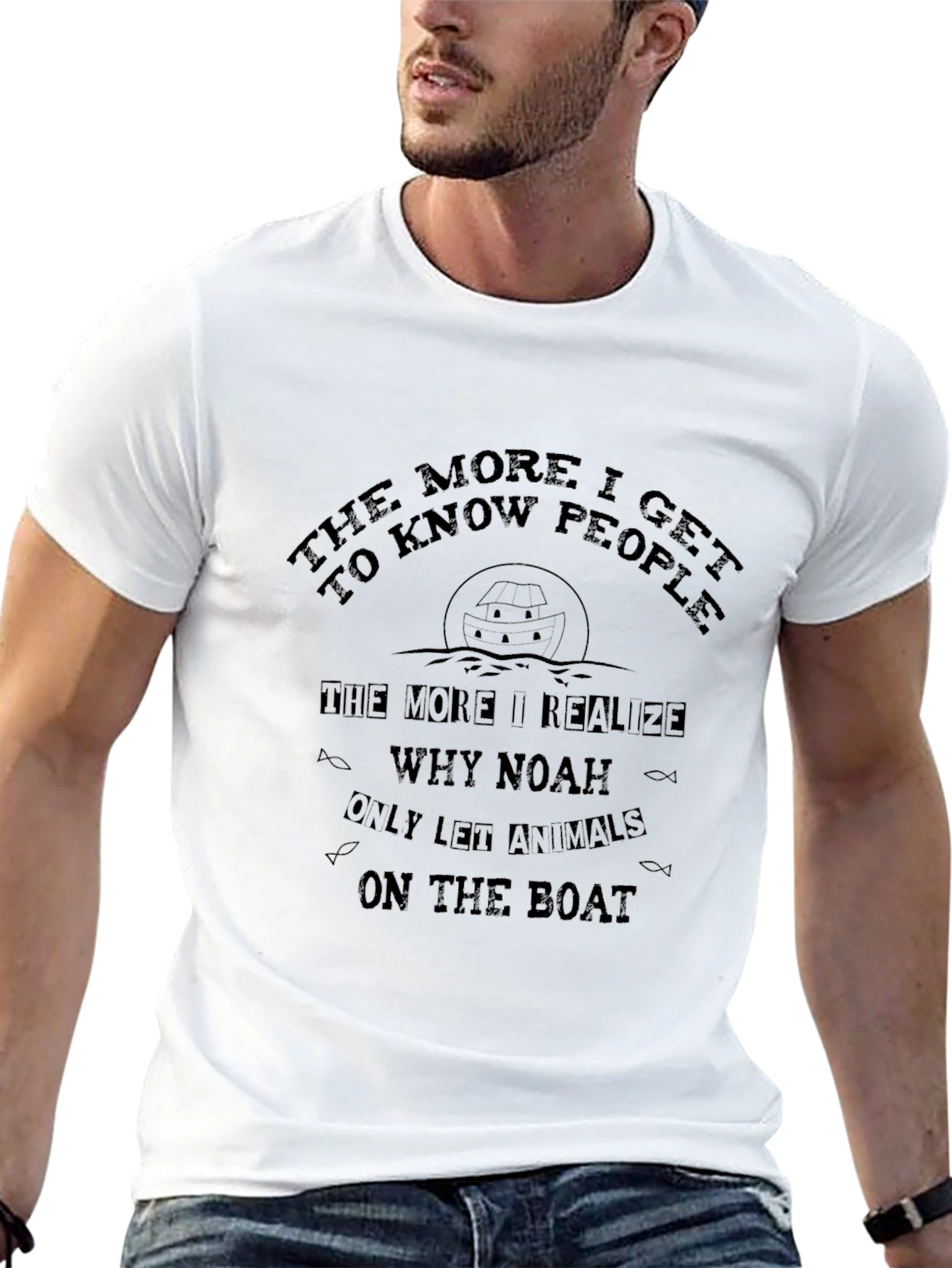 Noahs Ark Humor Graphic T-Shirt