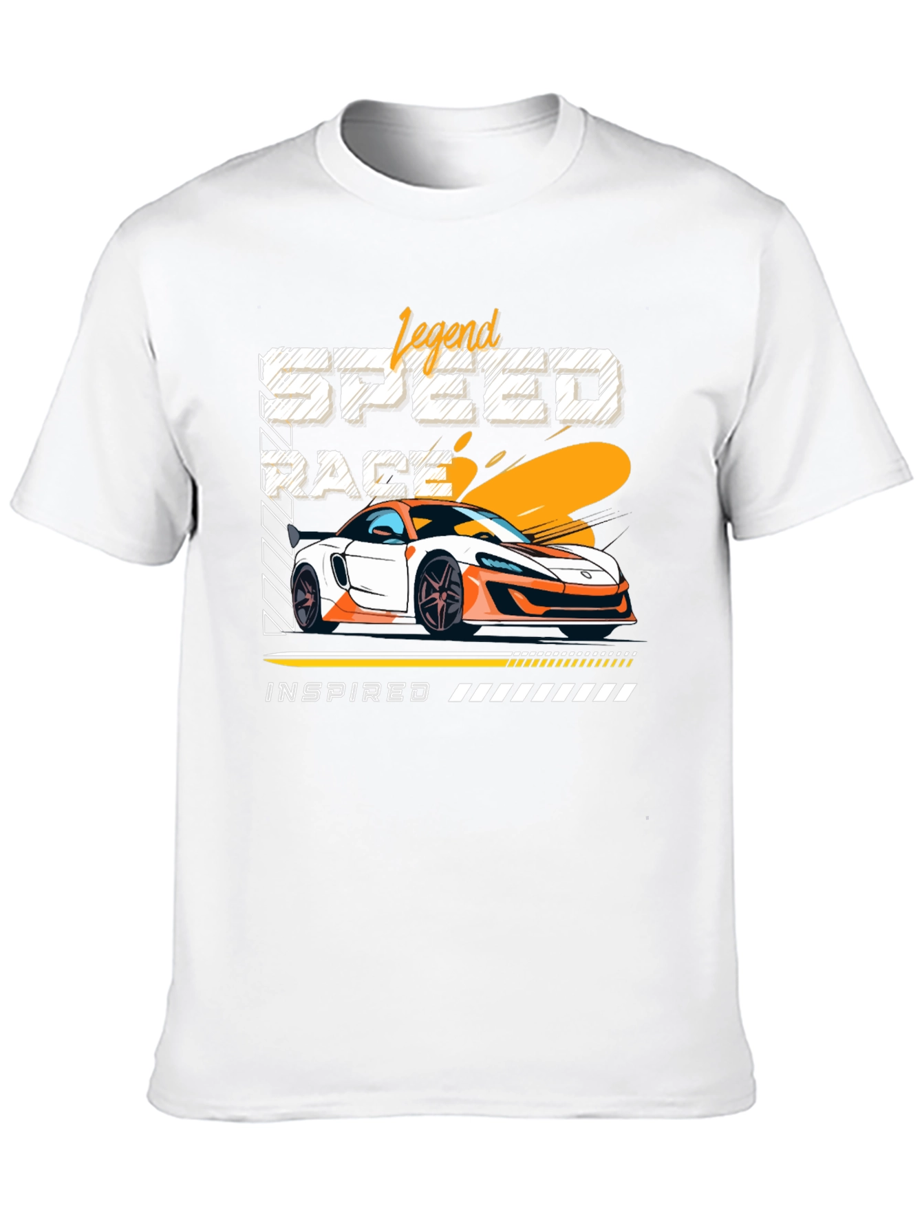 Legend Speed Race Car Graphic T-Shirt