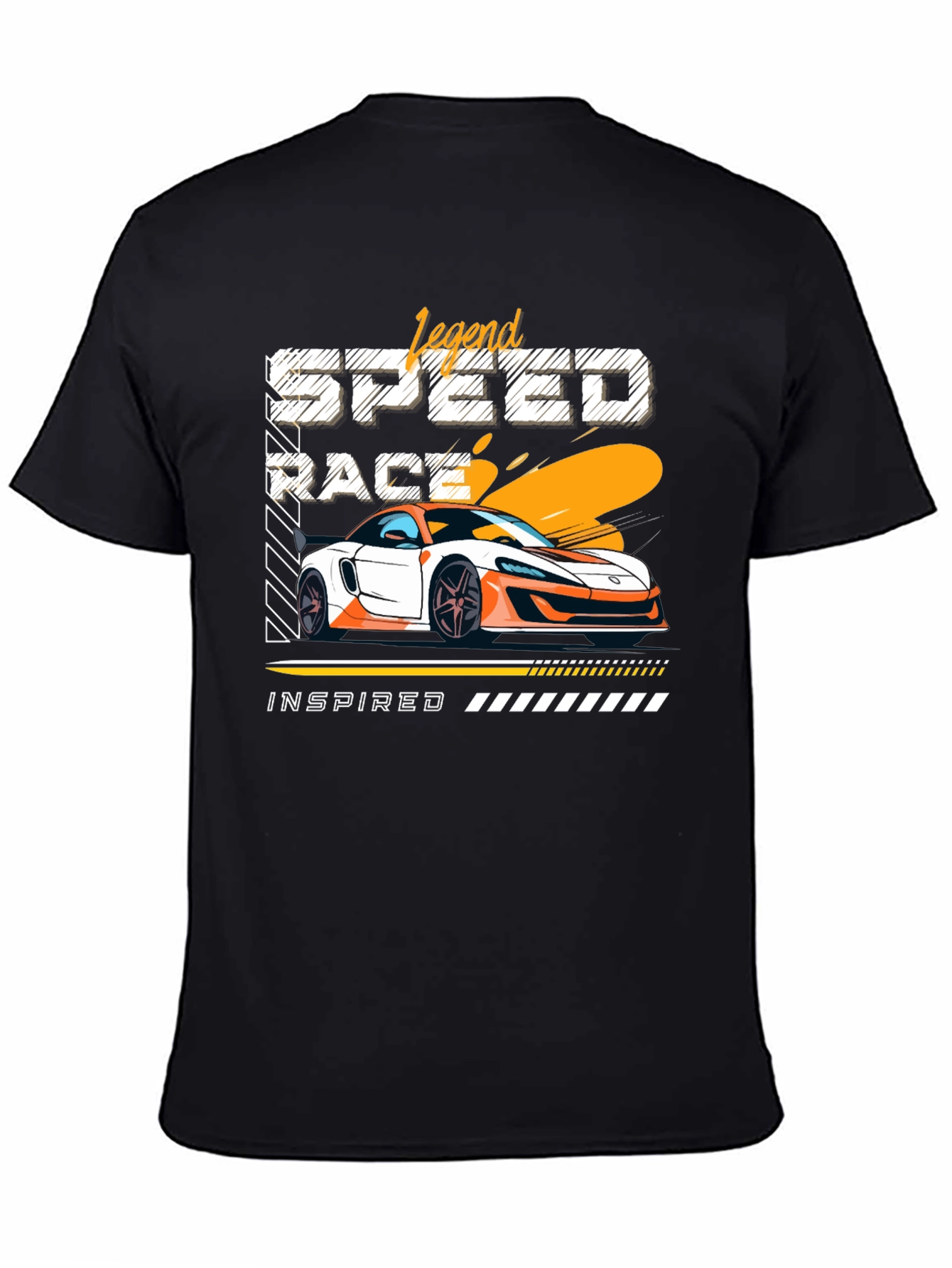 Legend Speed Race Car Graphic T-Shirt