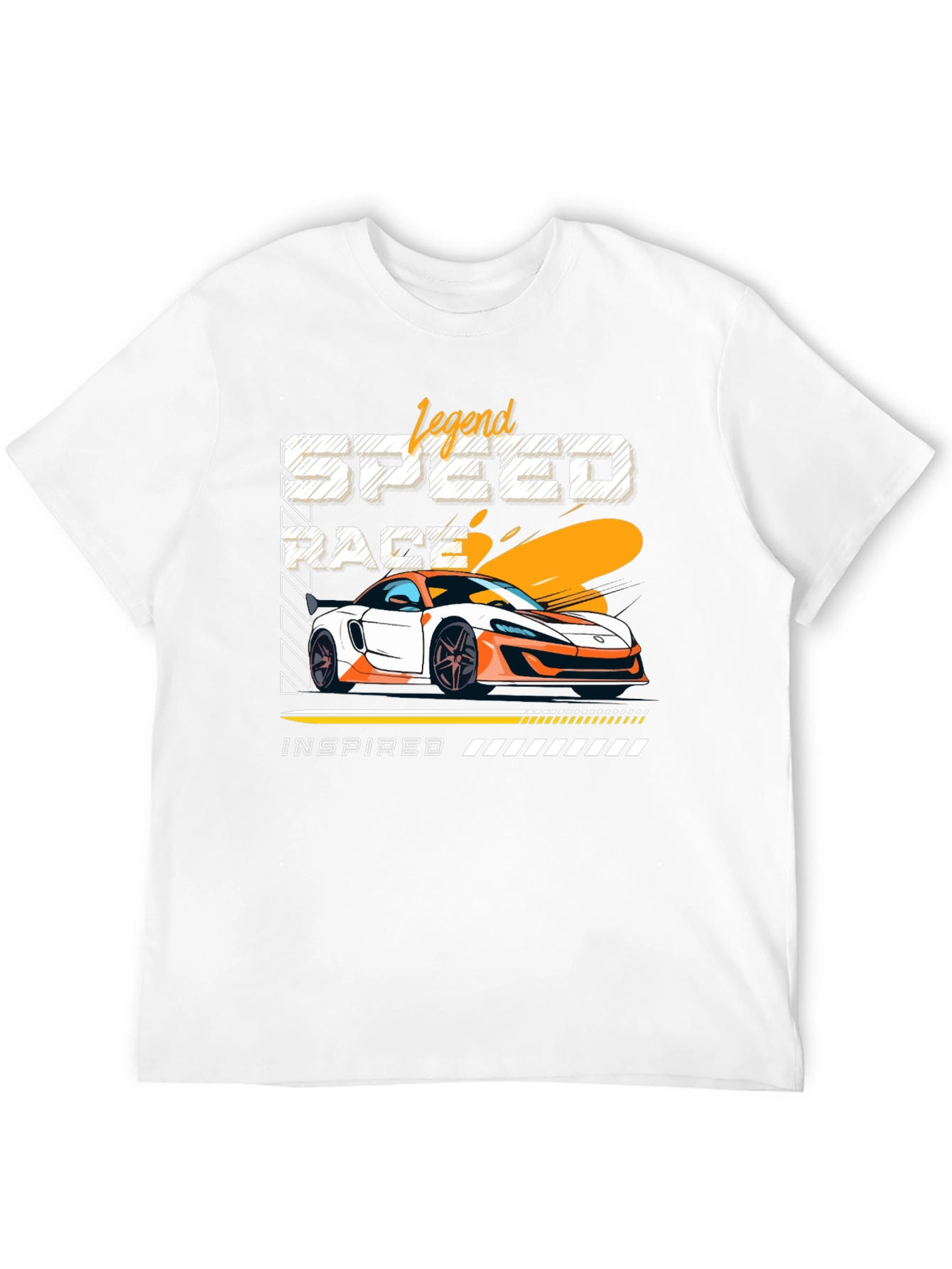 Legend Speed Race Car Graphic T-Shirt