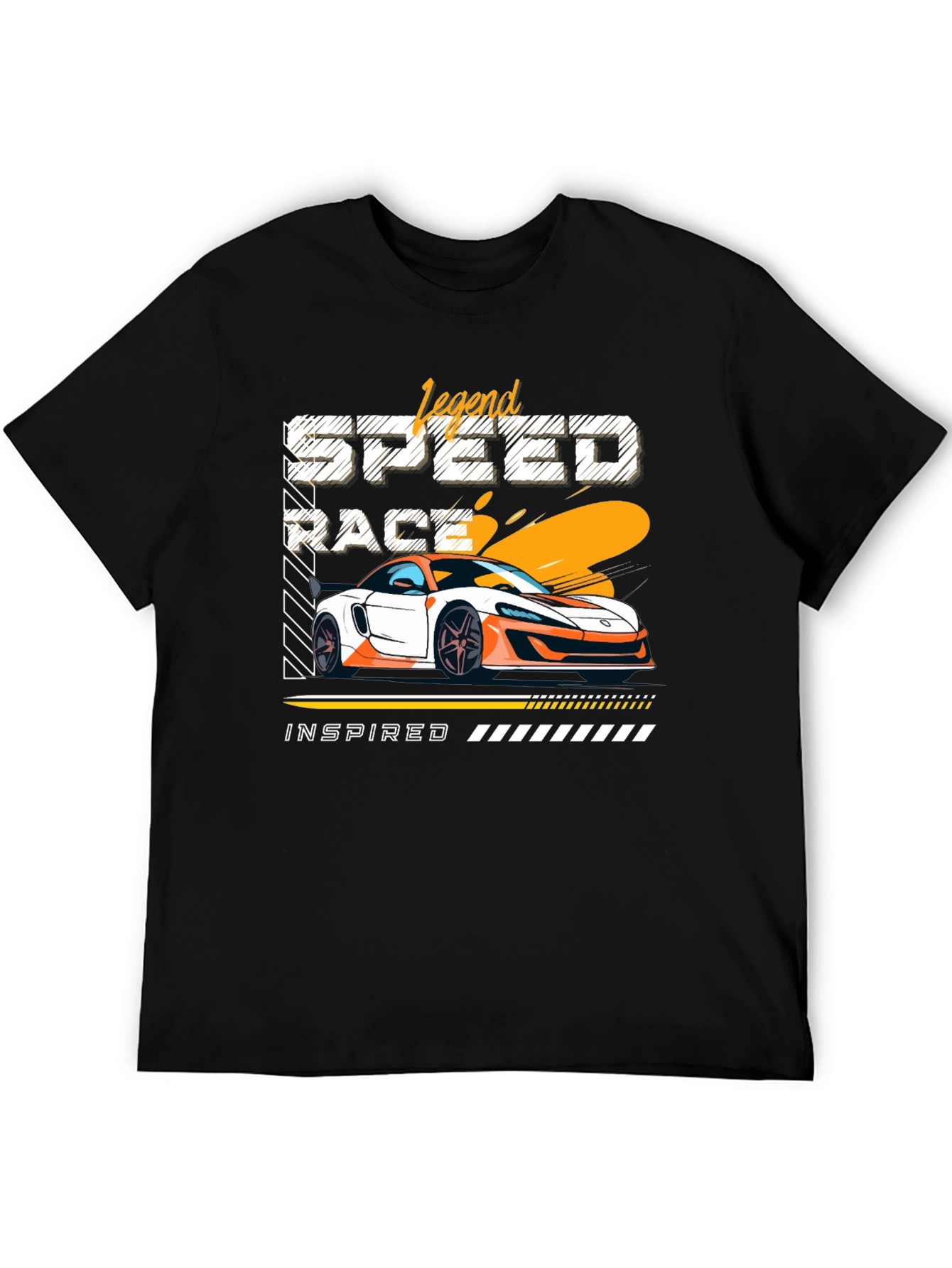 Legend Speed Race Car Graphic T-Shirt