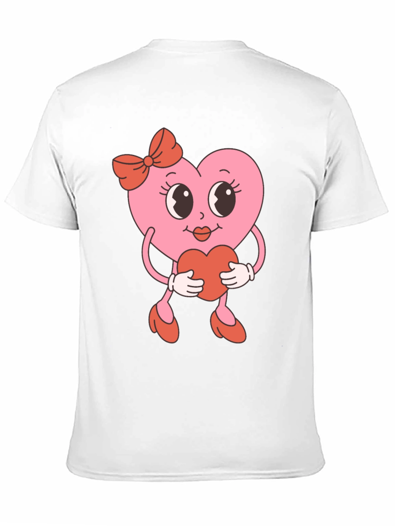 Retro Heart Valentines Day Graphic Tee