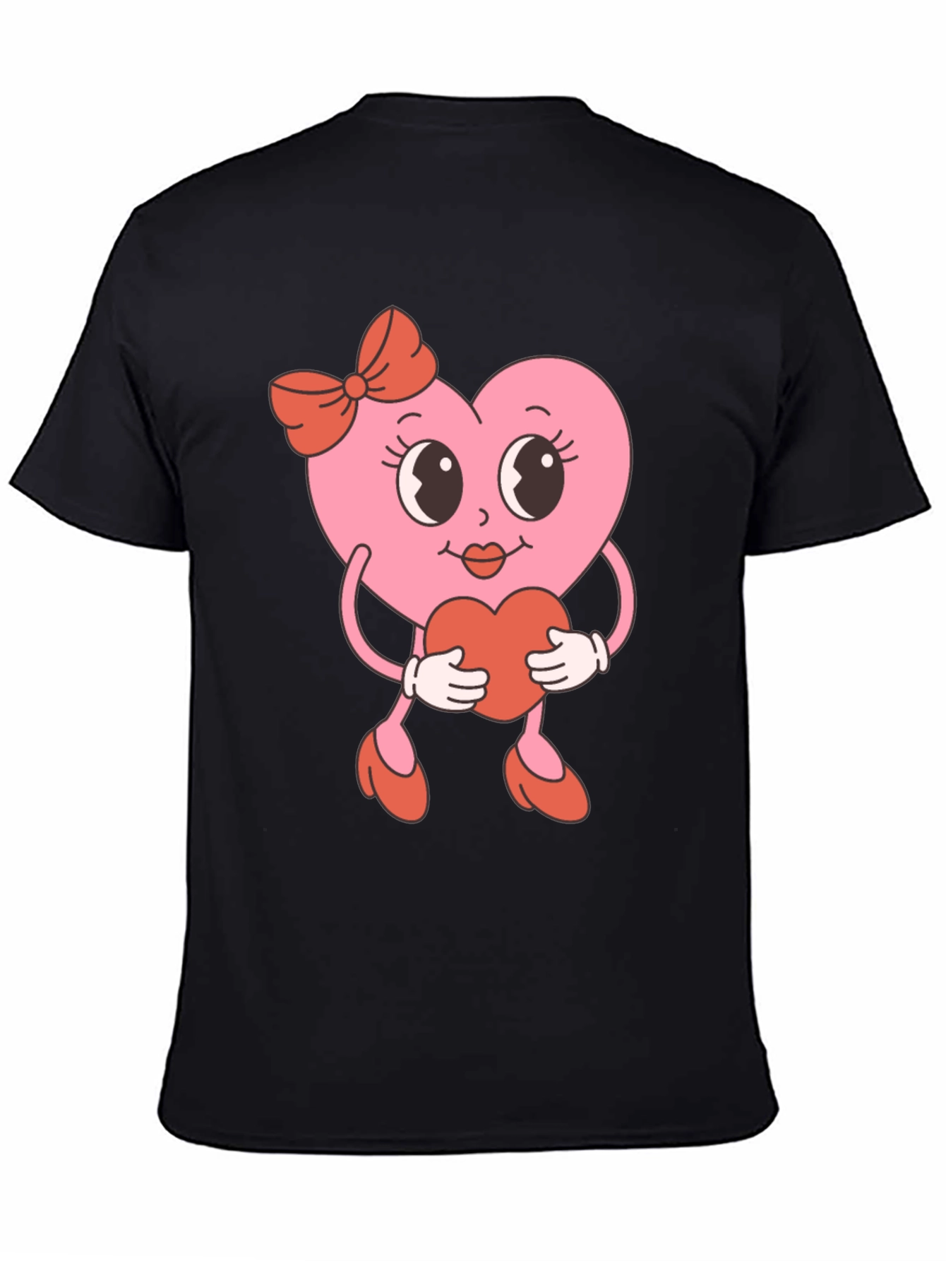 Retro Heart Valentines Day Graphic Tee
