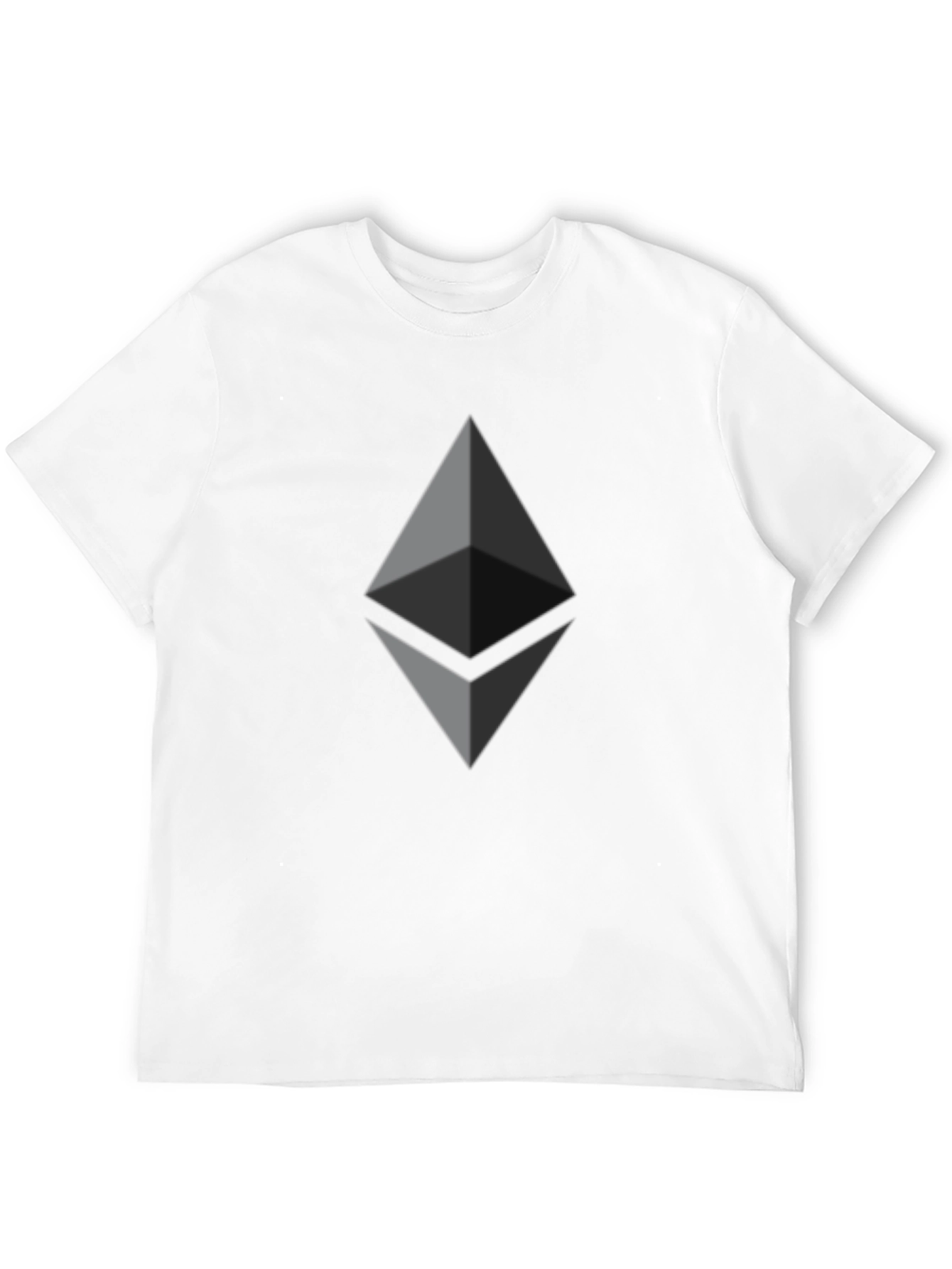 Ethereum Logo Graphic Black T-Shirt