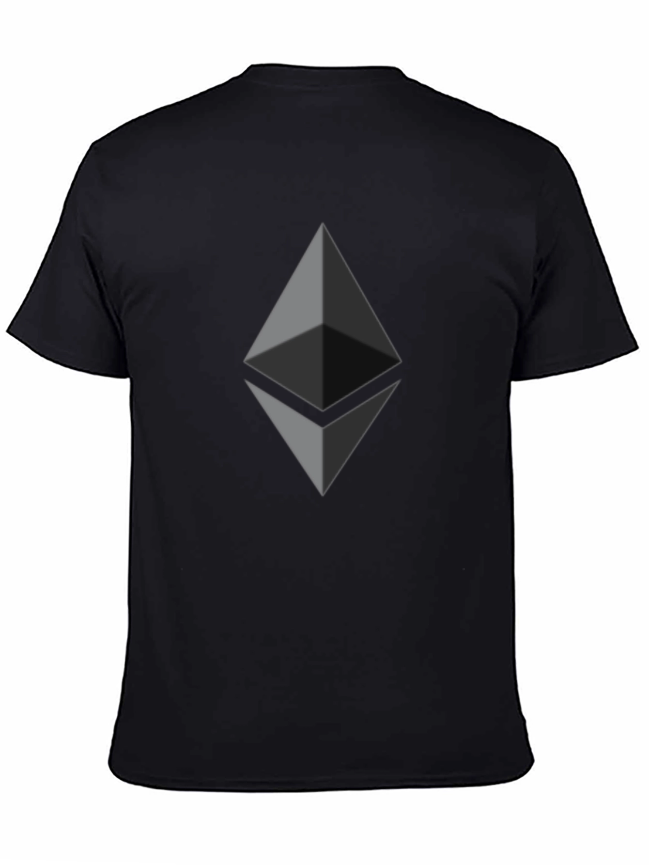 Ethereum Logo Graphic Black T-Shirt