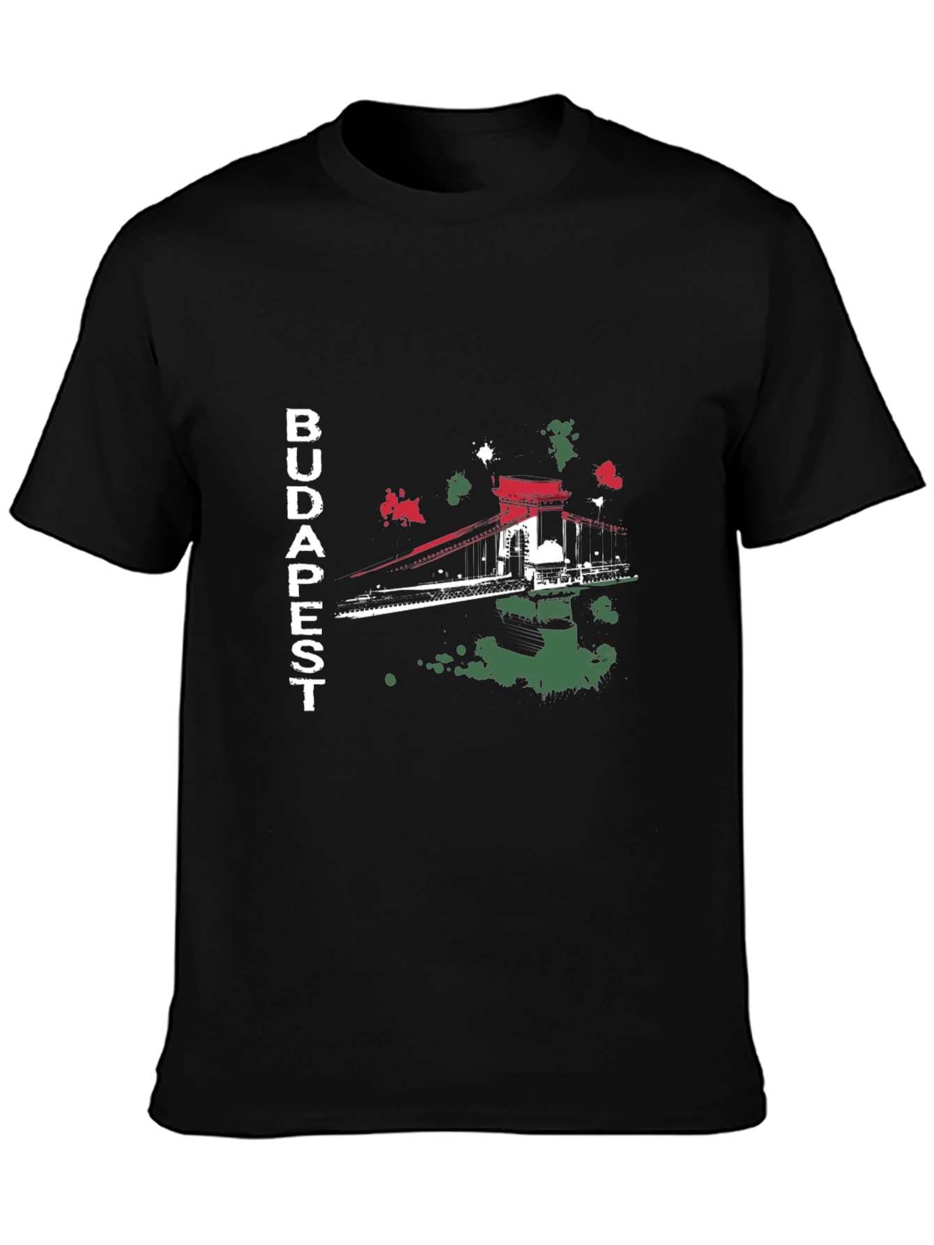 Budapest Bridge Graphic T-Shirt