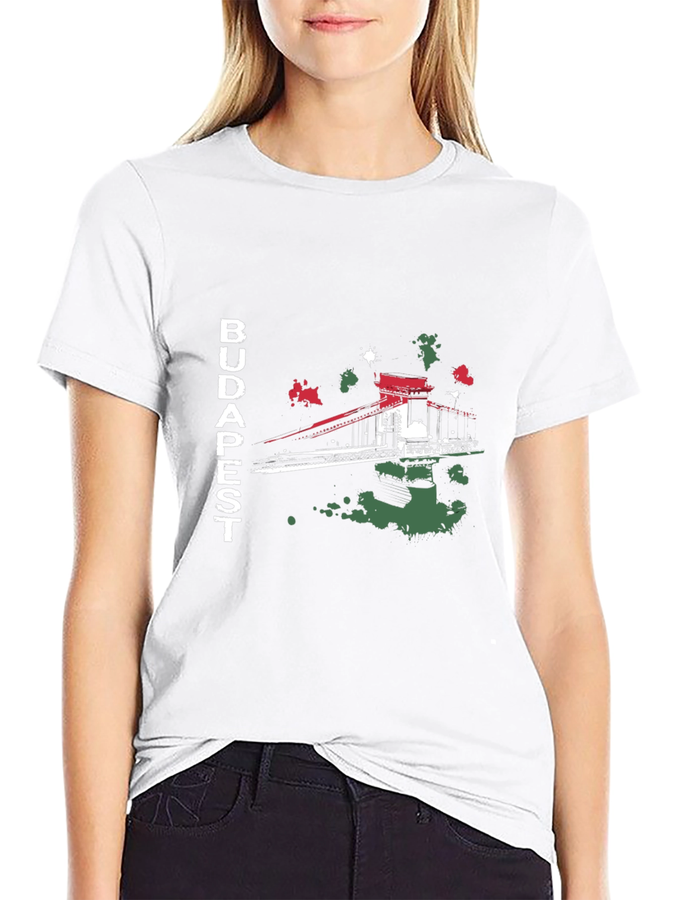 Budapest Bridge Graphic T-Shirt