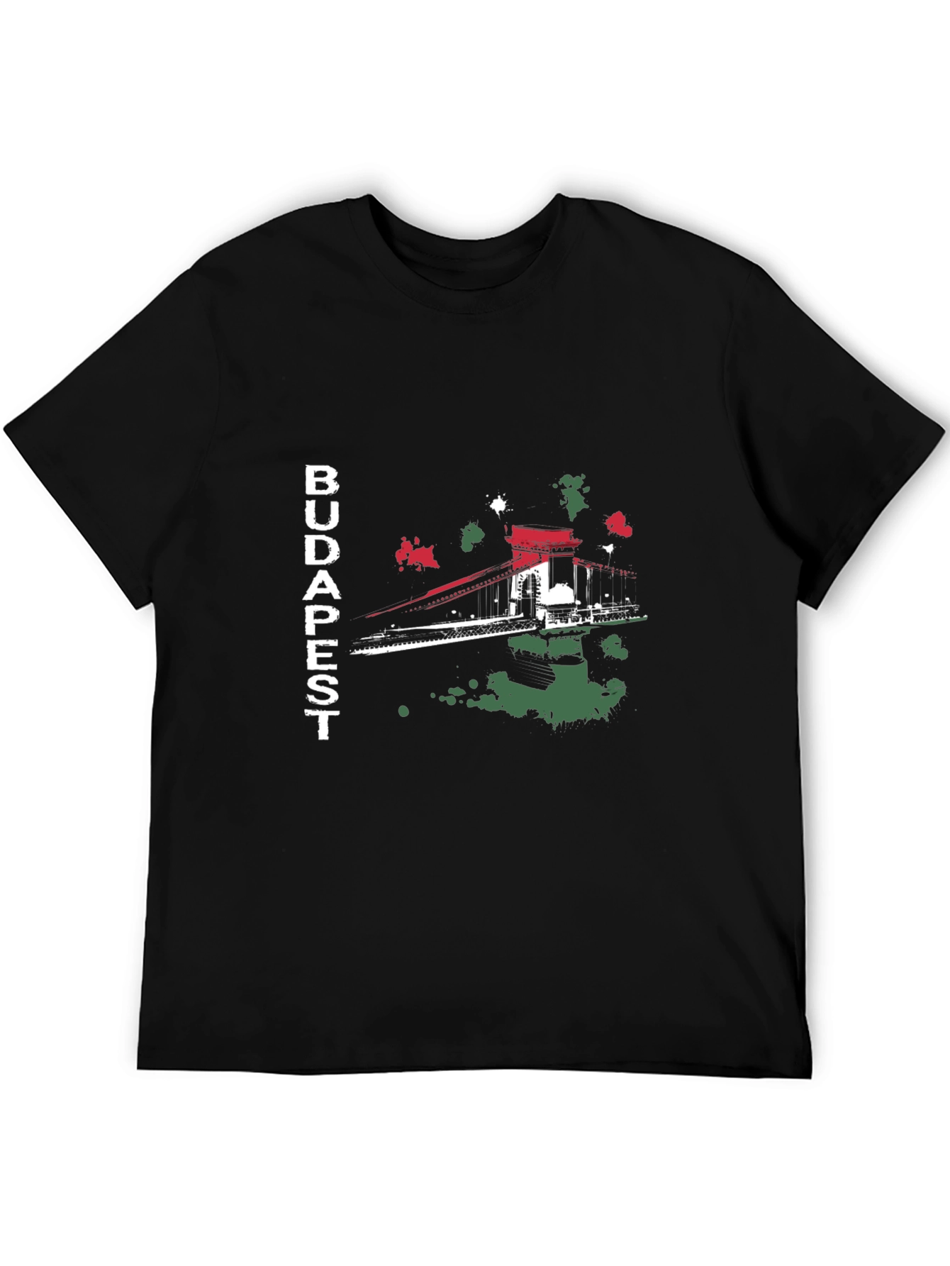 Budapest Bridge Graphic T-Shirt