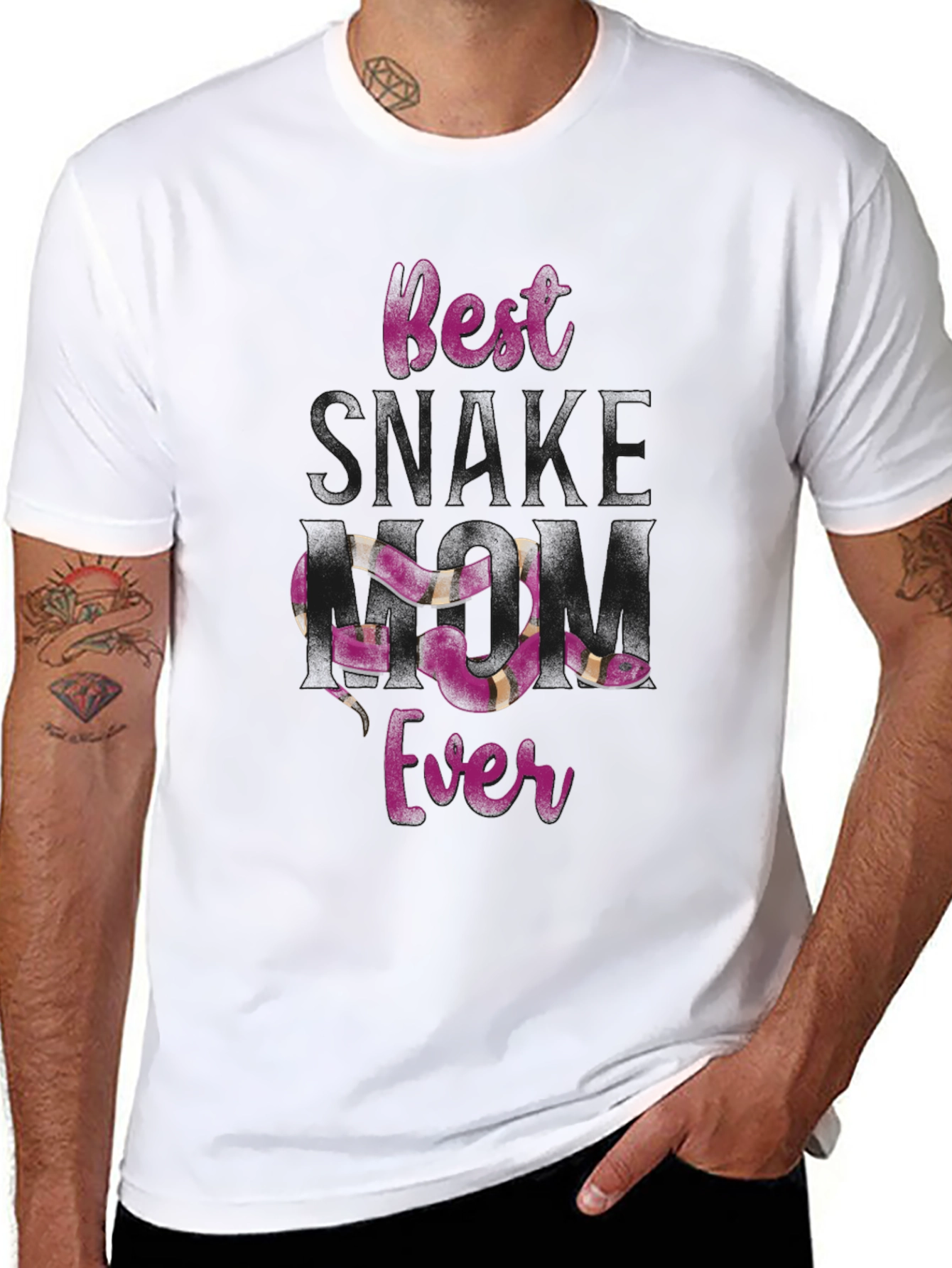 Best Snake Mom Ever Graphic Tee