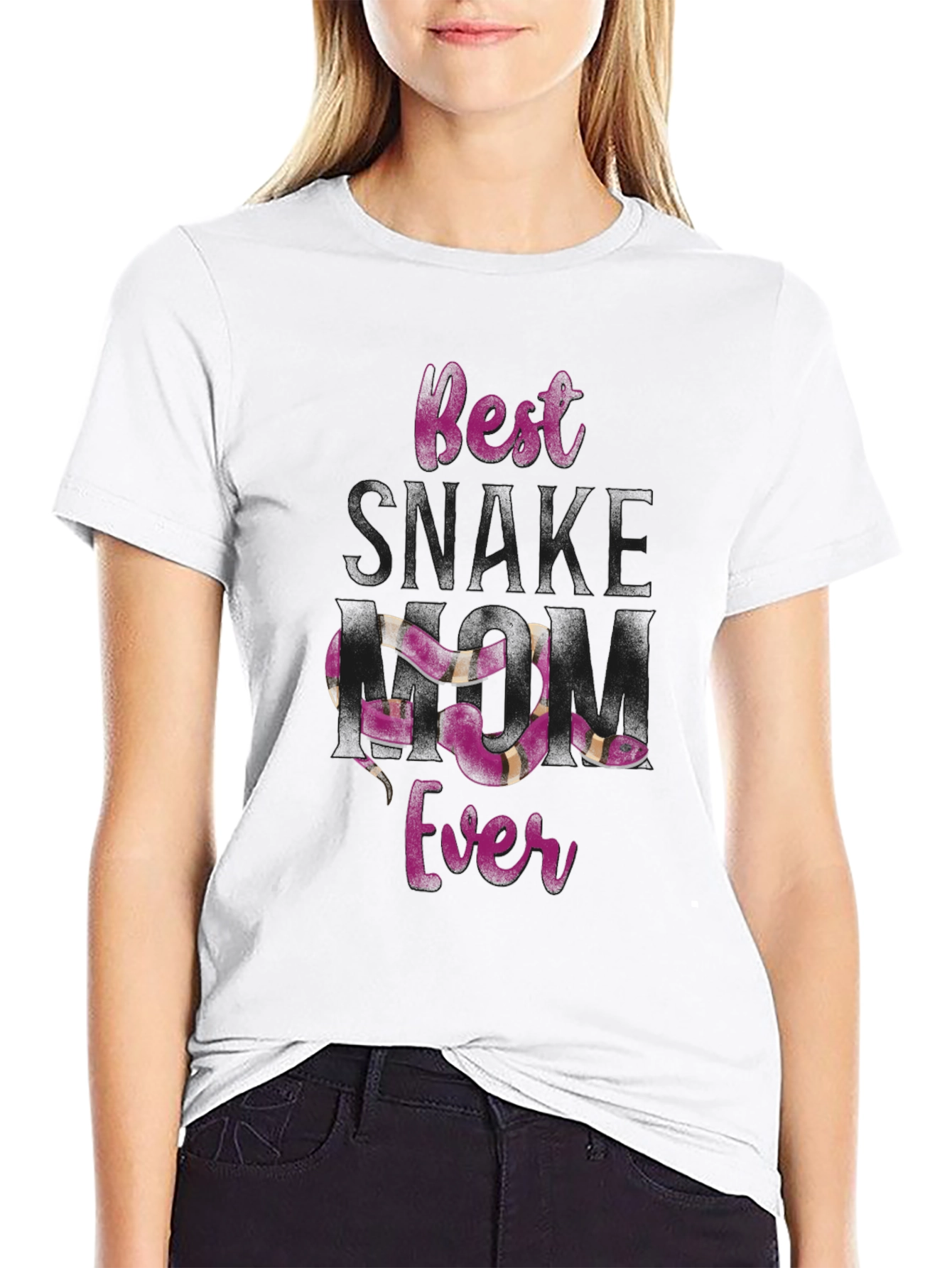 Best Snake Mom Ever Graphic Tee