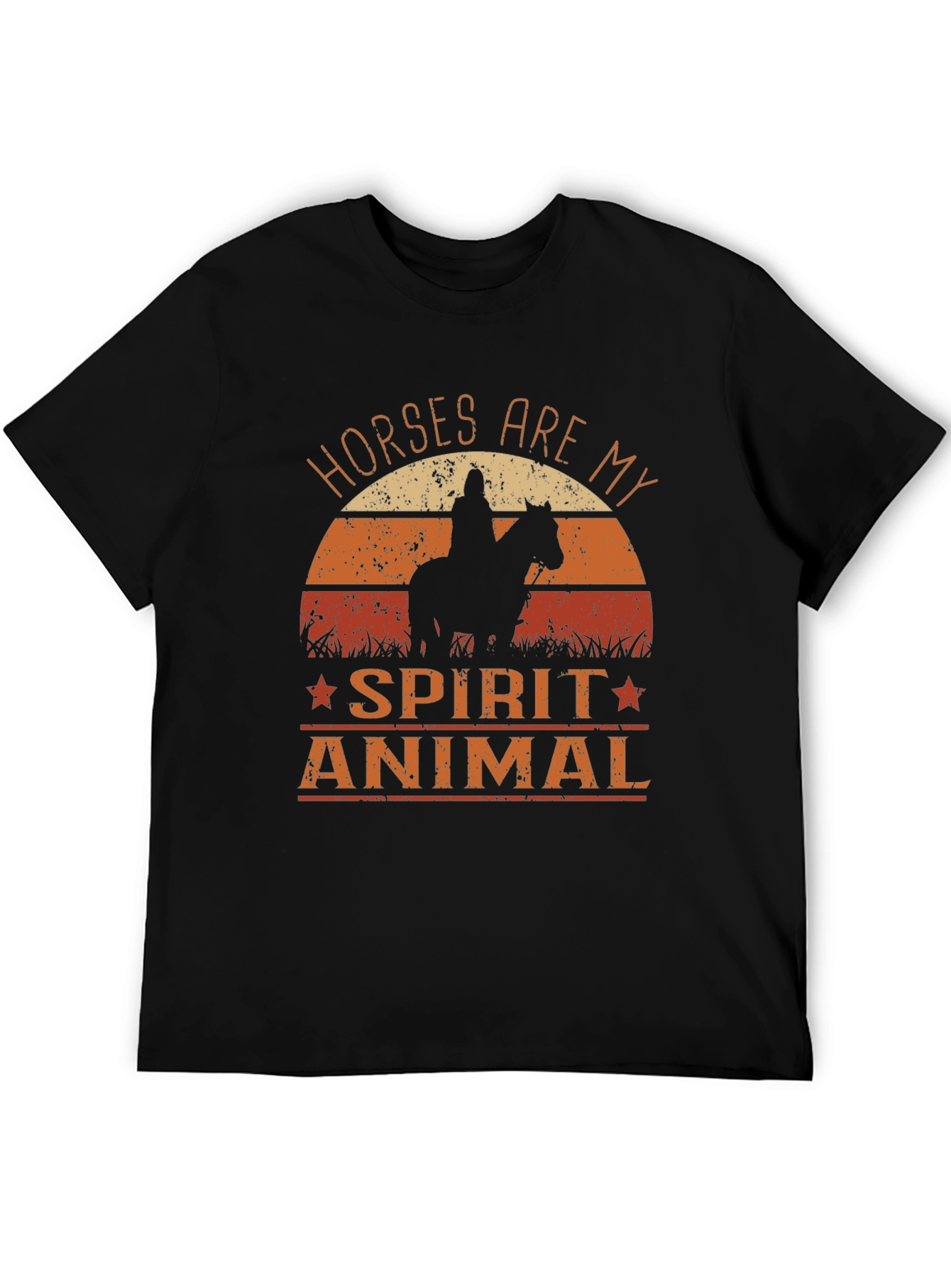 Horses Are My Spirit Animal Graphic T-Shirt