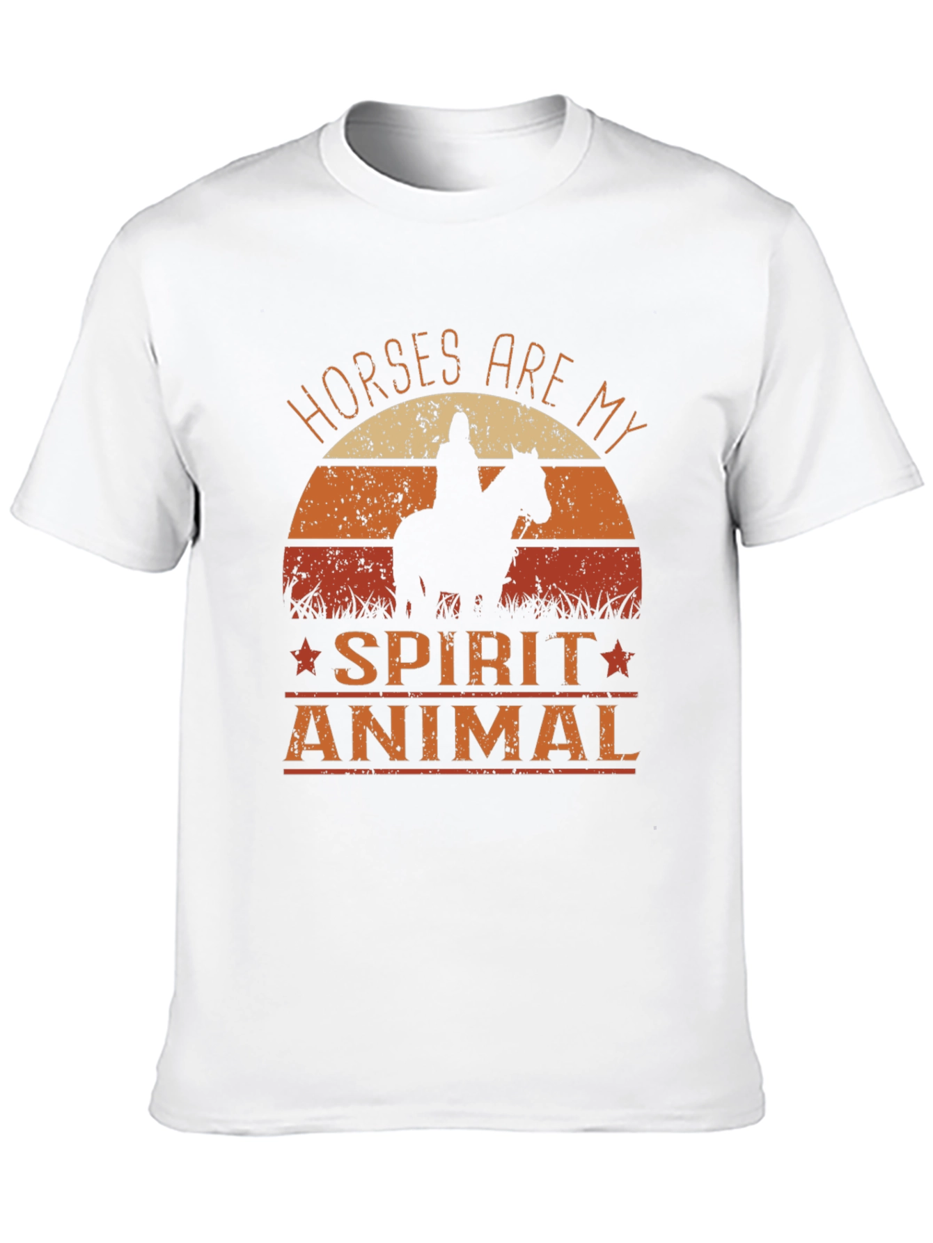 Horses Are My Spirit Animal Graphic T-Shirt