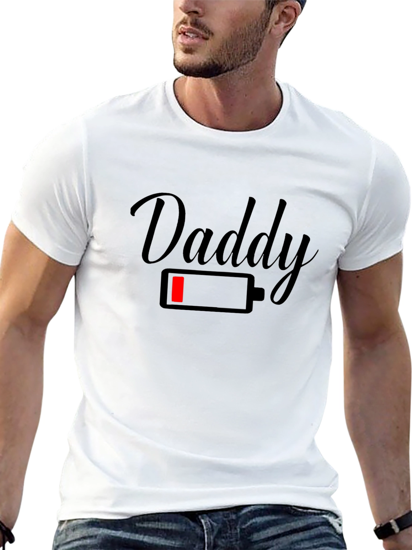 Daddy Low Battery Black T-Shirt