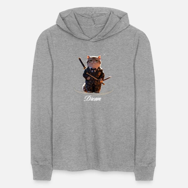 Samurai Cat in Formal Kimono