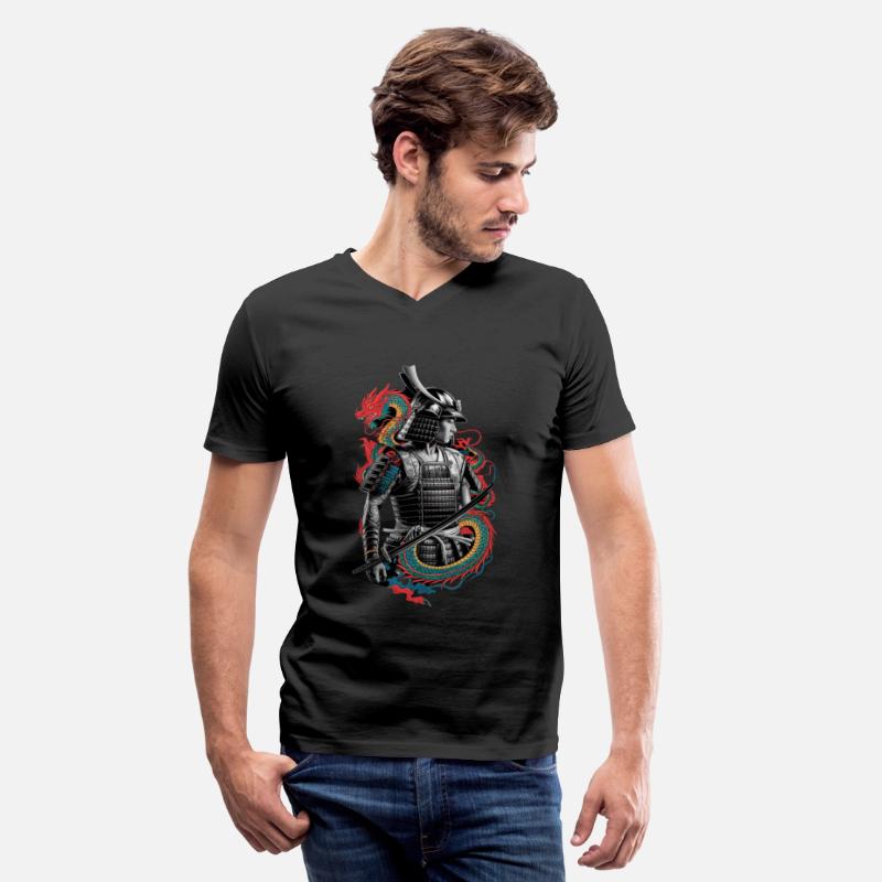 Samurai Spirit with Dragon Embrace Art