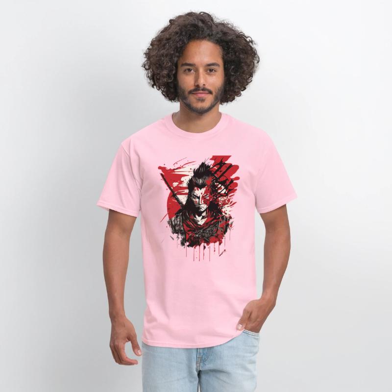 Samurai Warrior - Intense Blood Splatter Art