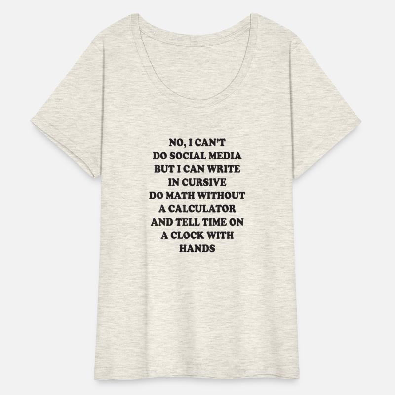 Sarcastic I Can t Do Social Media But I Can Write