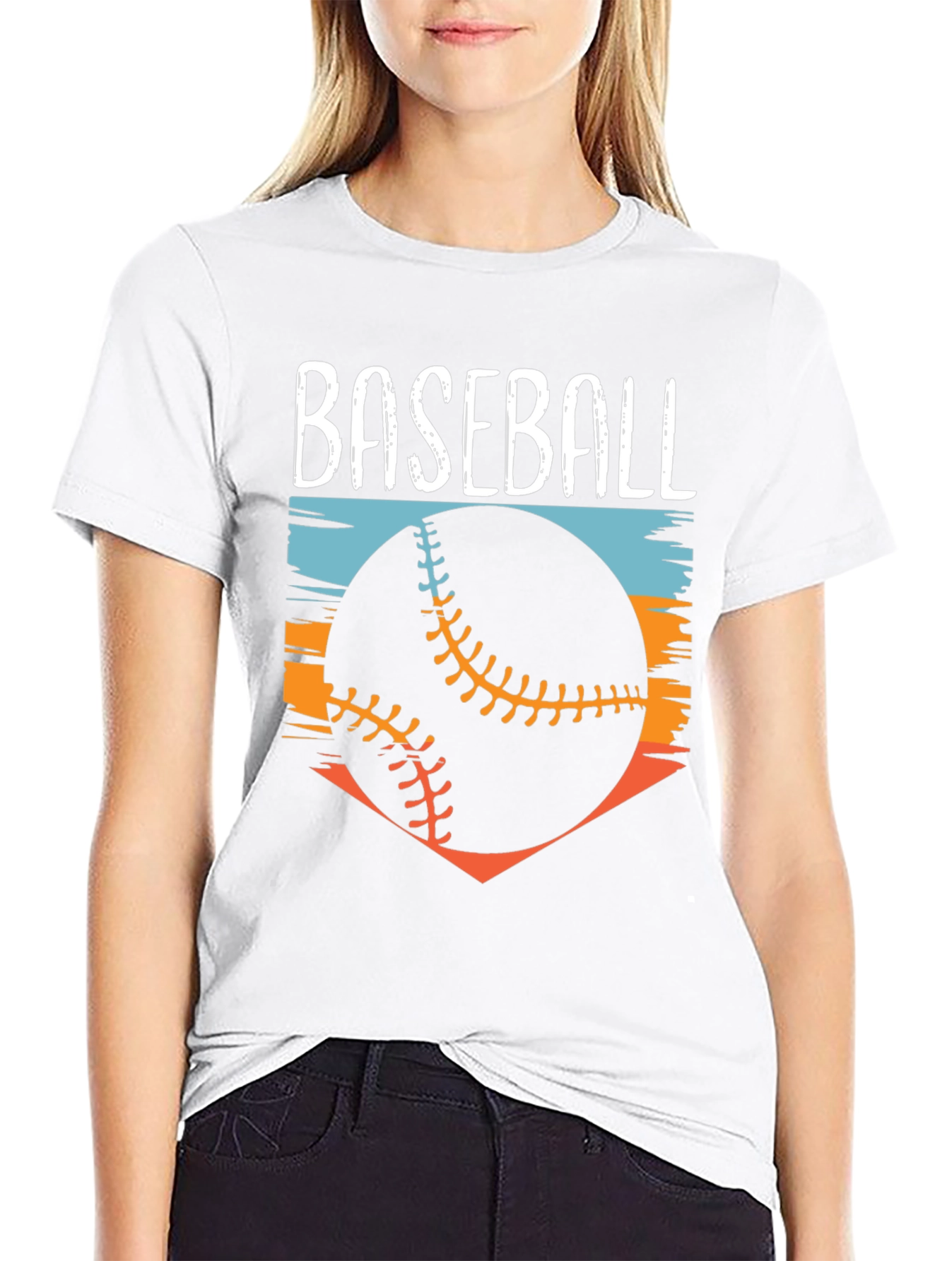 Baseball Graphic Tee - Black