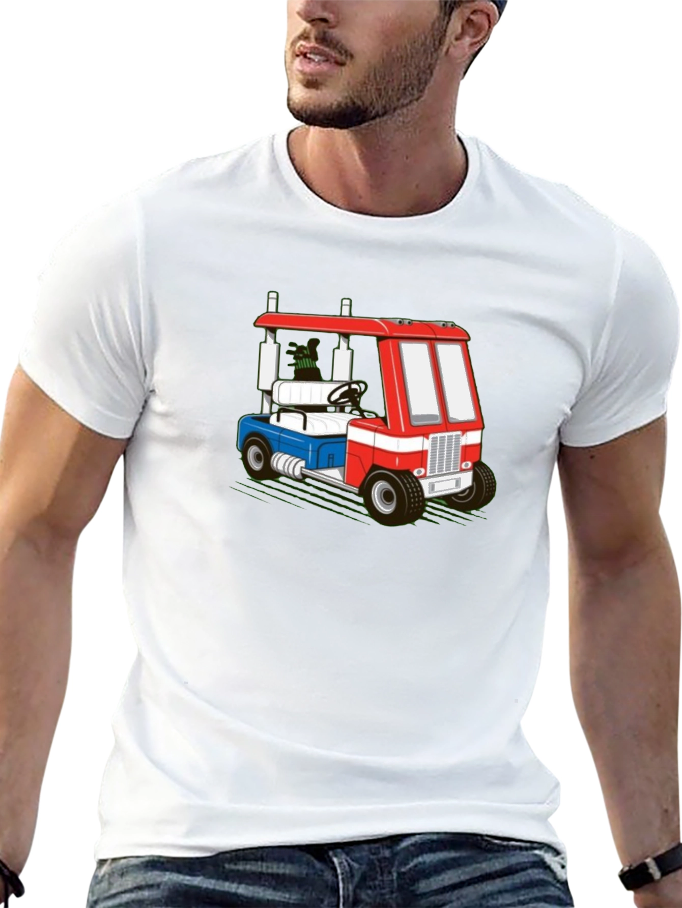 Patriotic Golf Cart T-Shirt