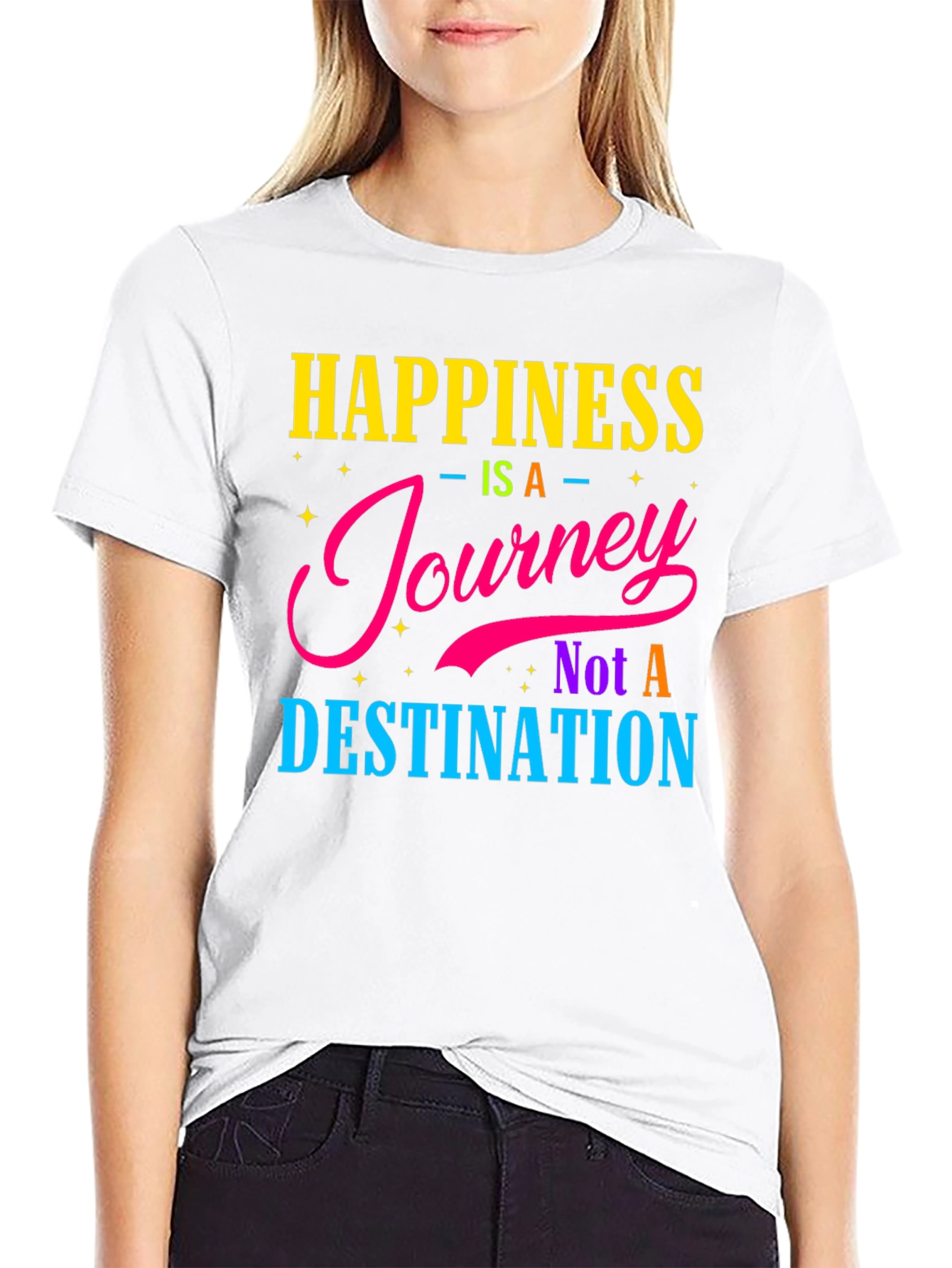 Happiness Journey Graphic T-Shirt