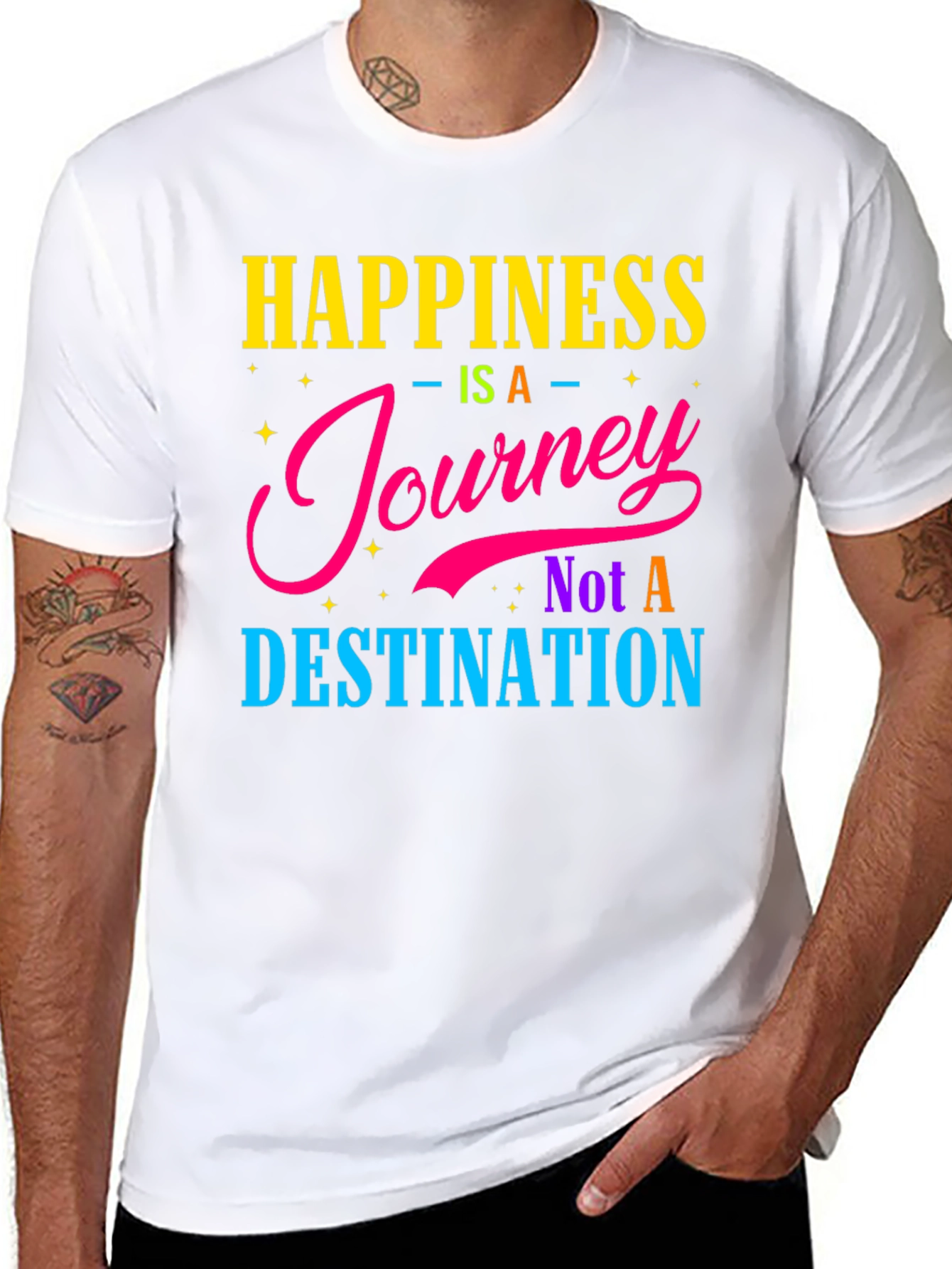 Happiness Journey Graphic T-Shirt
