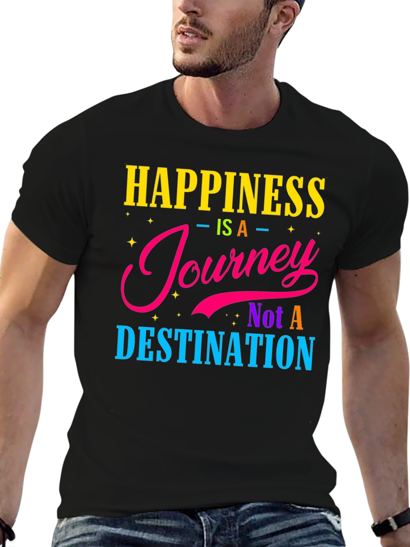 Happiness Journey Graphic T-Shirt