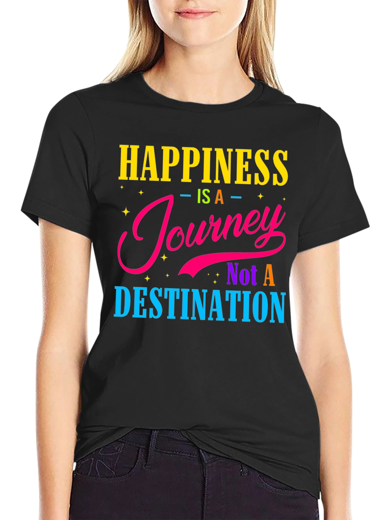 Happiness Journey Graphic T-Shirt