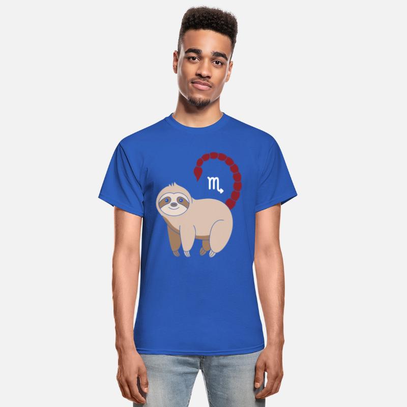 Scorpio Zodiac Sloth with Scorpio Sign Tail