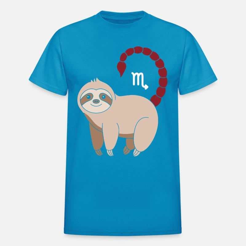 Scorpio Zodiac Sloth with Scorpio Sign Tail
