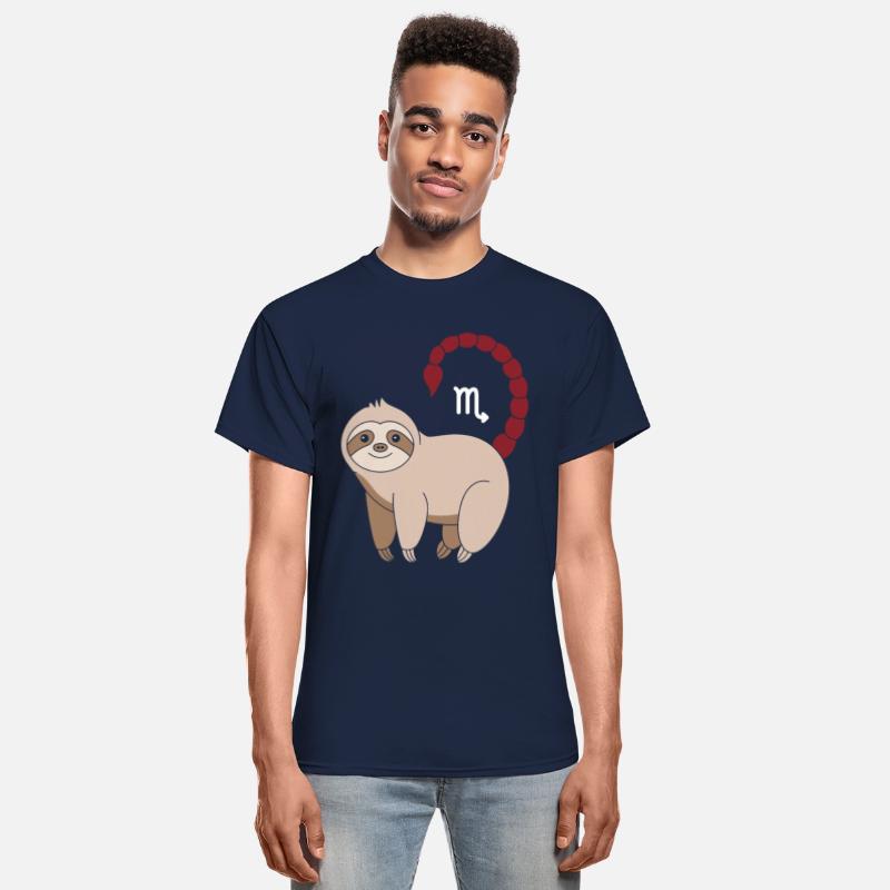 Scorpio Zodiac Sloth with Scorpio Sign Tail