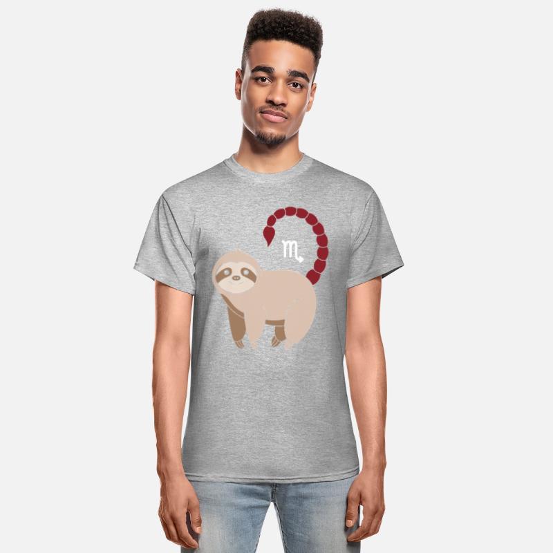 Scorpio Zodiac Sloth with Scorpio Sign Tail