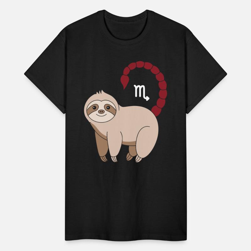 Scorpio Zodiac Sloth with Scorpio Sign Tail