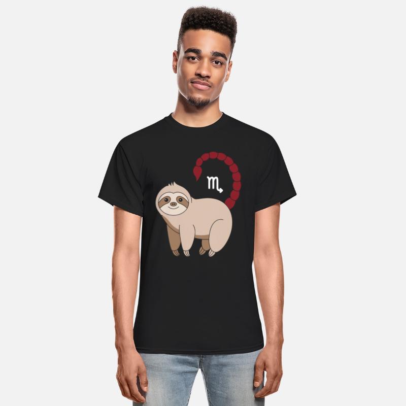 Scorpio Zodiac Sloth with Scorpio Sign Tail