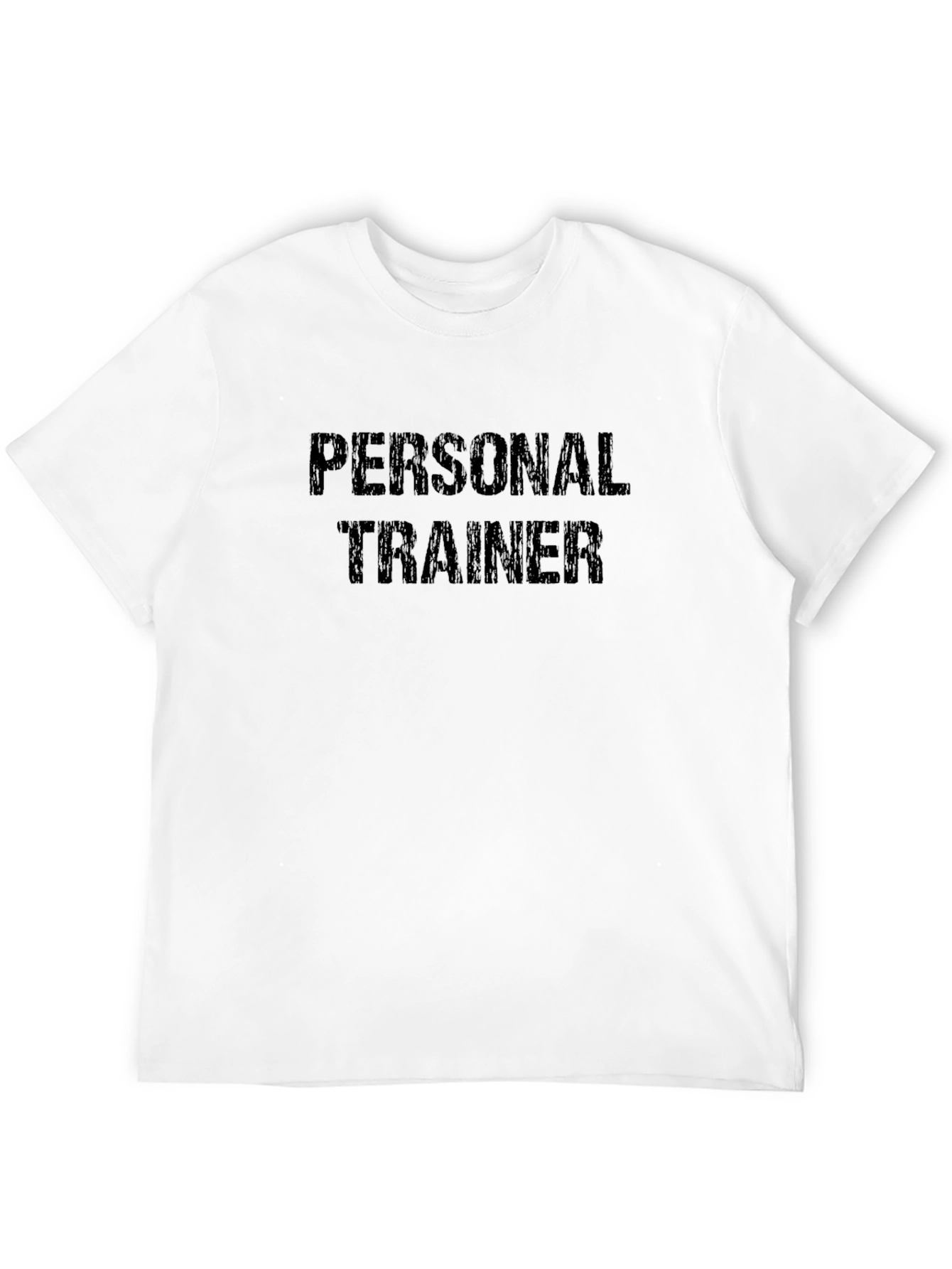 Personal Trainer Black T-Shirt Gym Fitness