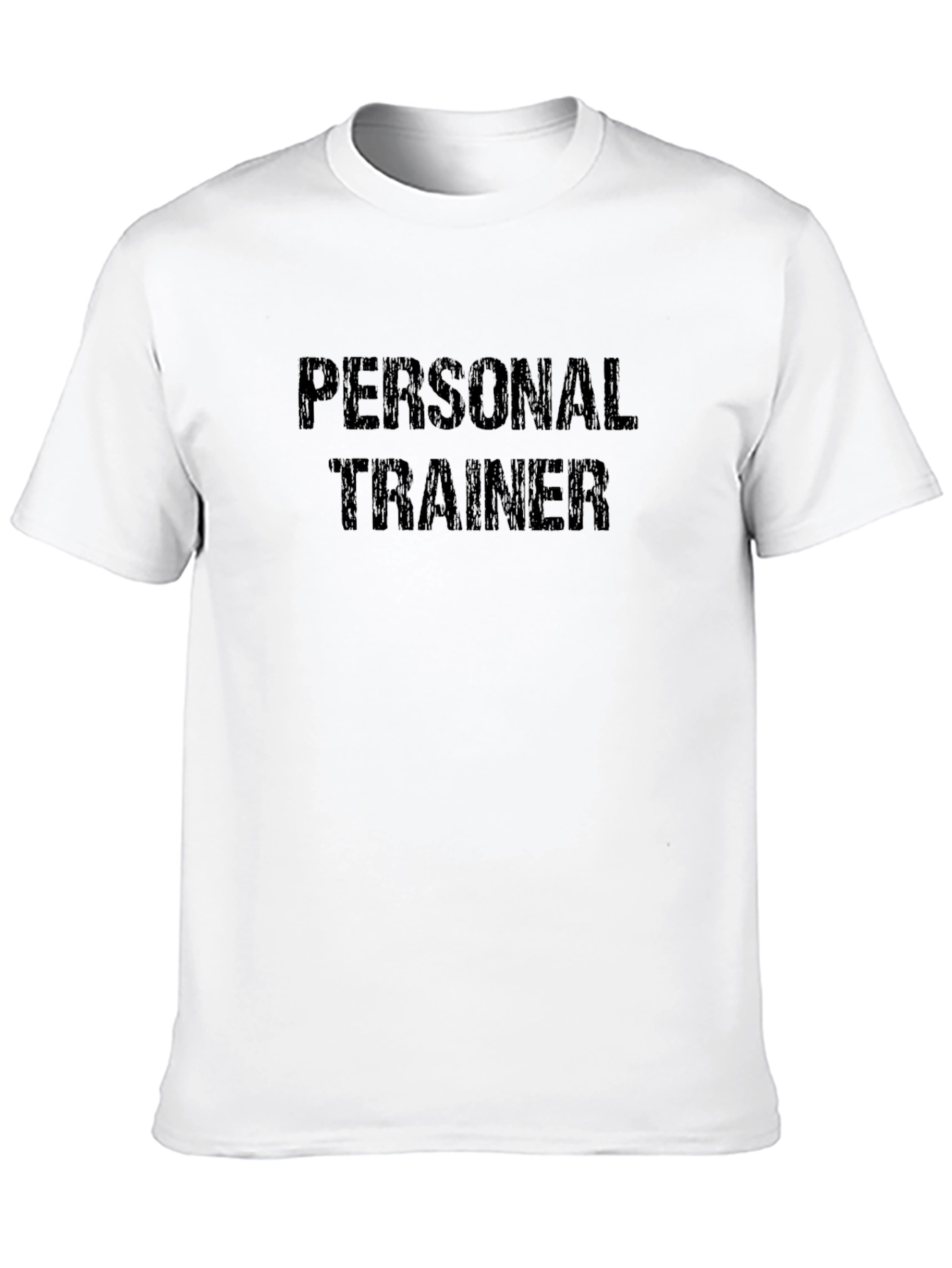 Personal Trainer Black T-Shirt Gym Fitness