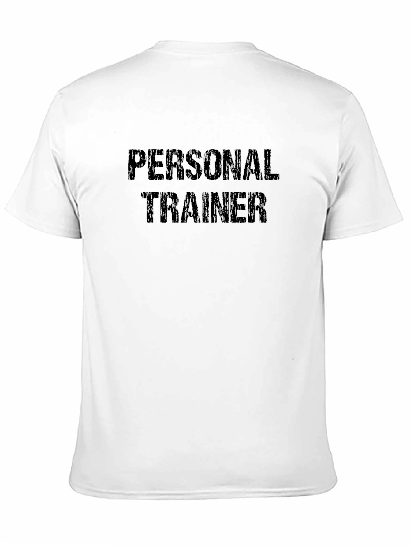 Personal Trainer Black T-Shirt Gym Fitness