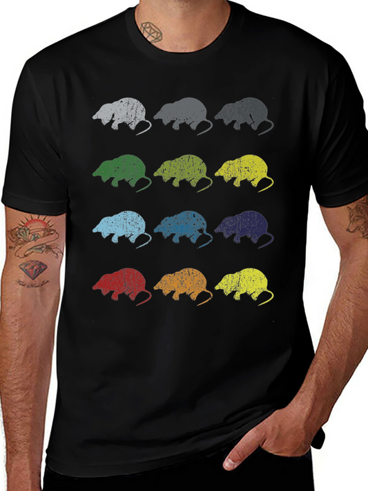 Pop Art Mole T-Shirt - Colorful Graphic Tee