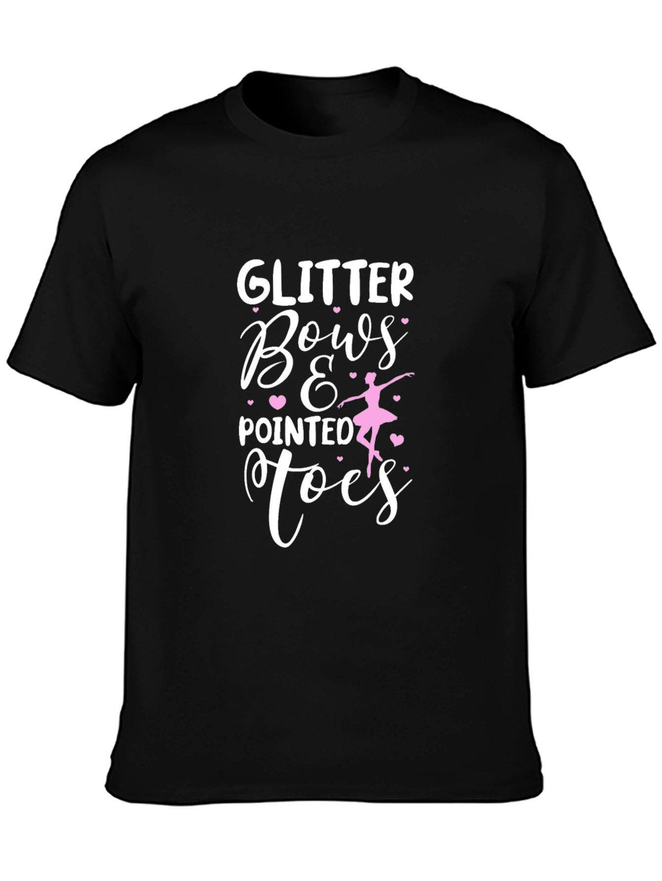Glitter Bows & Pointed Toes Ballet T-Shirt