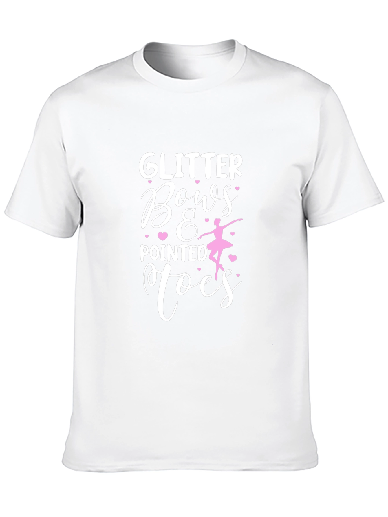 Glitter Bows & Pointed Toes Ballet T-Shirt