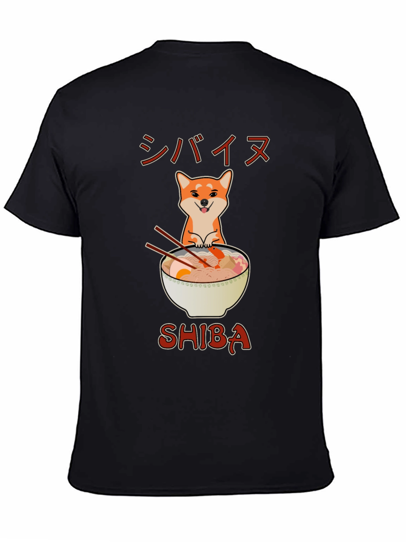 Shiba Ramen T-Shirt - Cute Anime Style