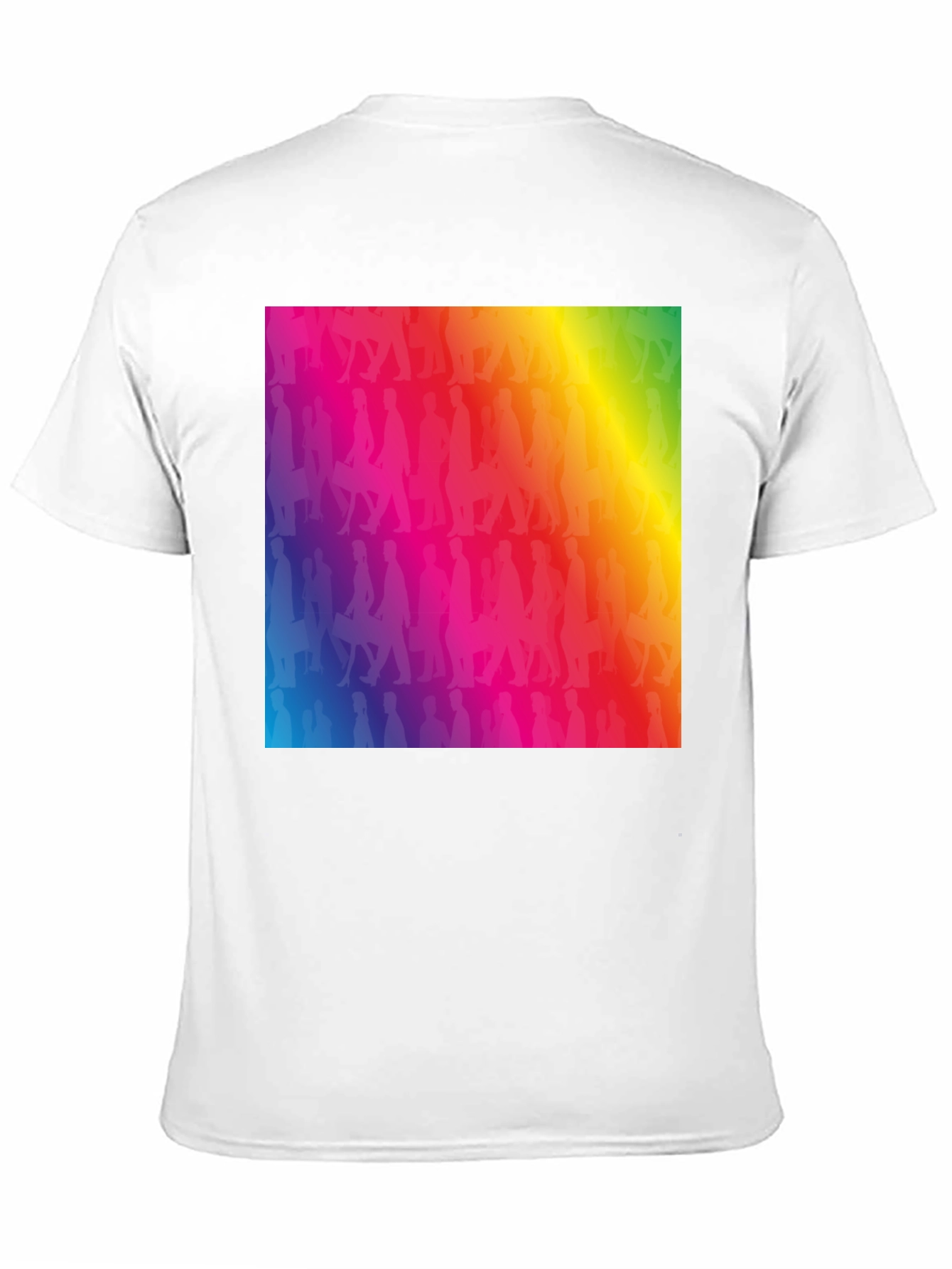 Rainbow Silhouette Graphic T-Shirt