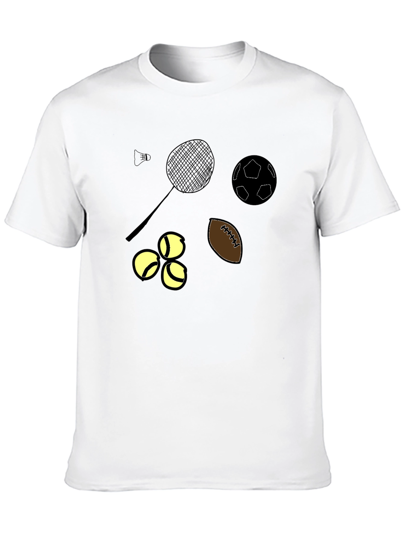 Sports Icon Black T-Shirt
