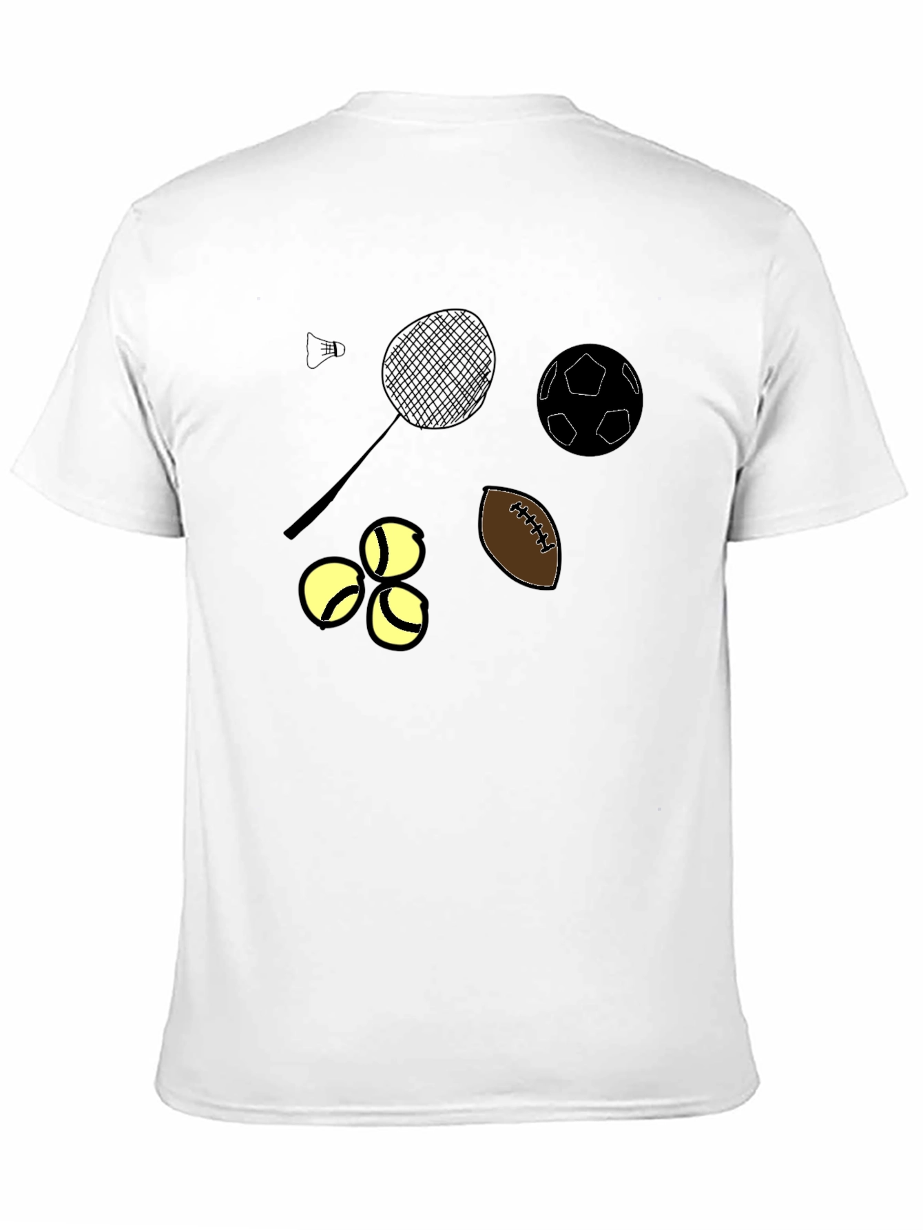 Sports Icon Black T-Shirt