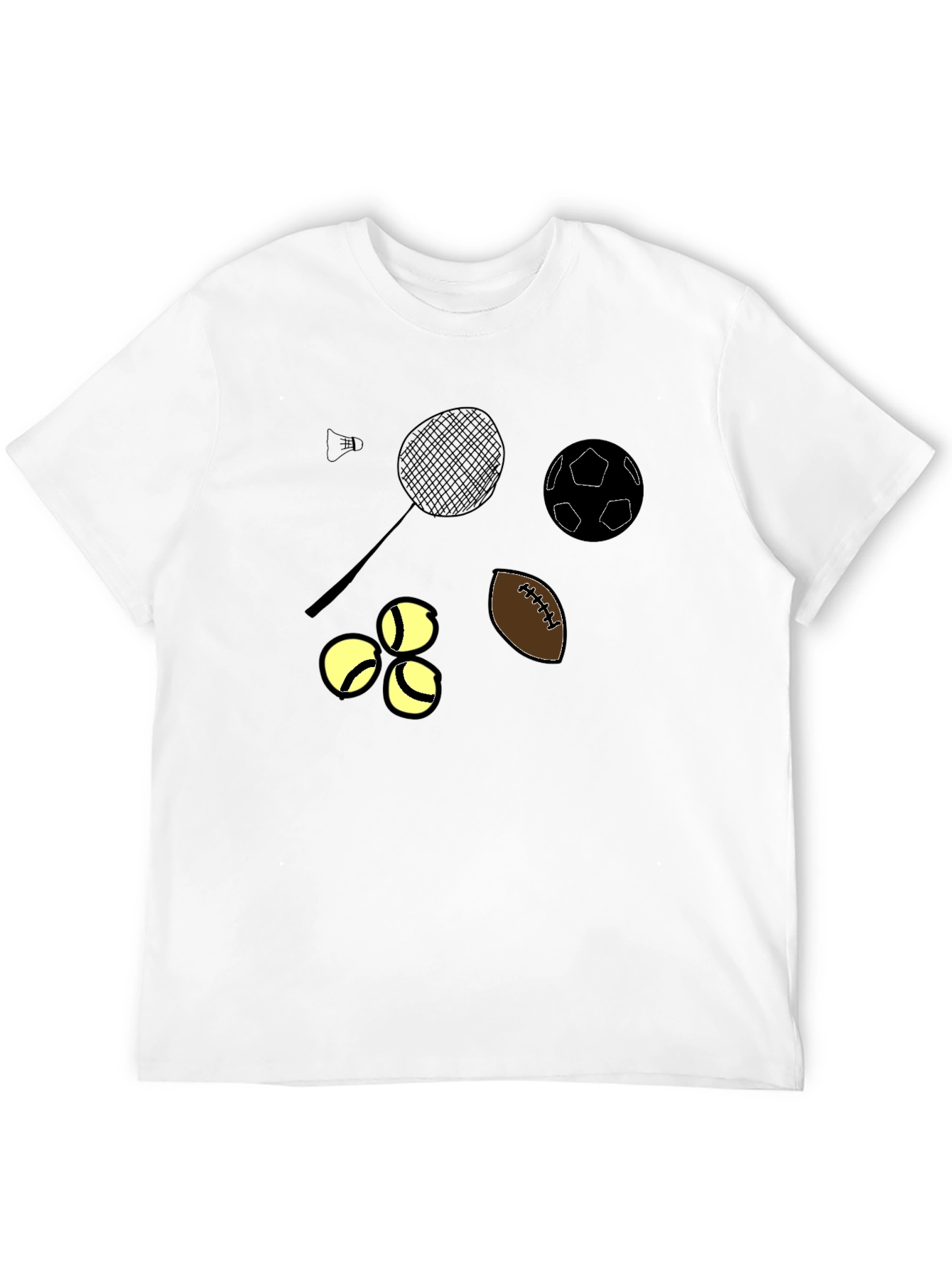 Sports Icon Black T-Shirt